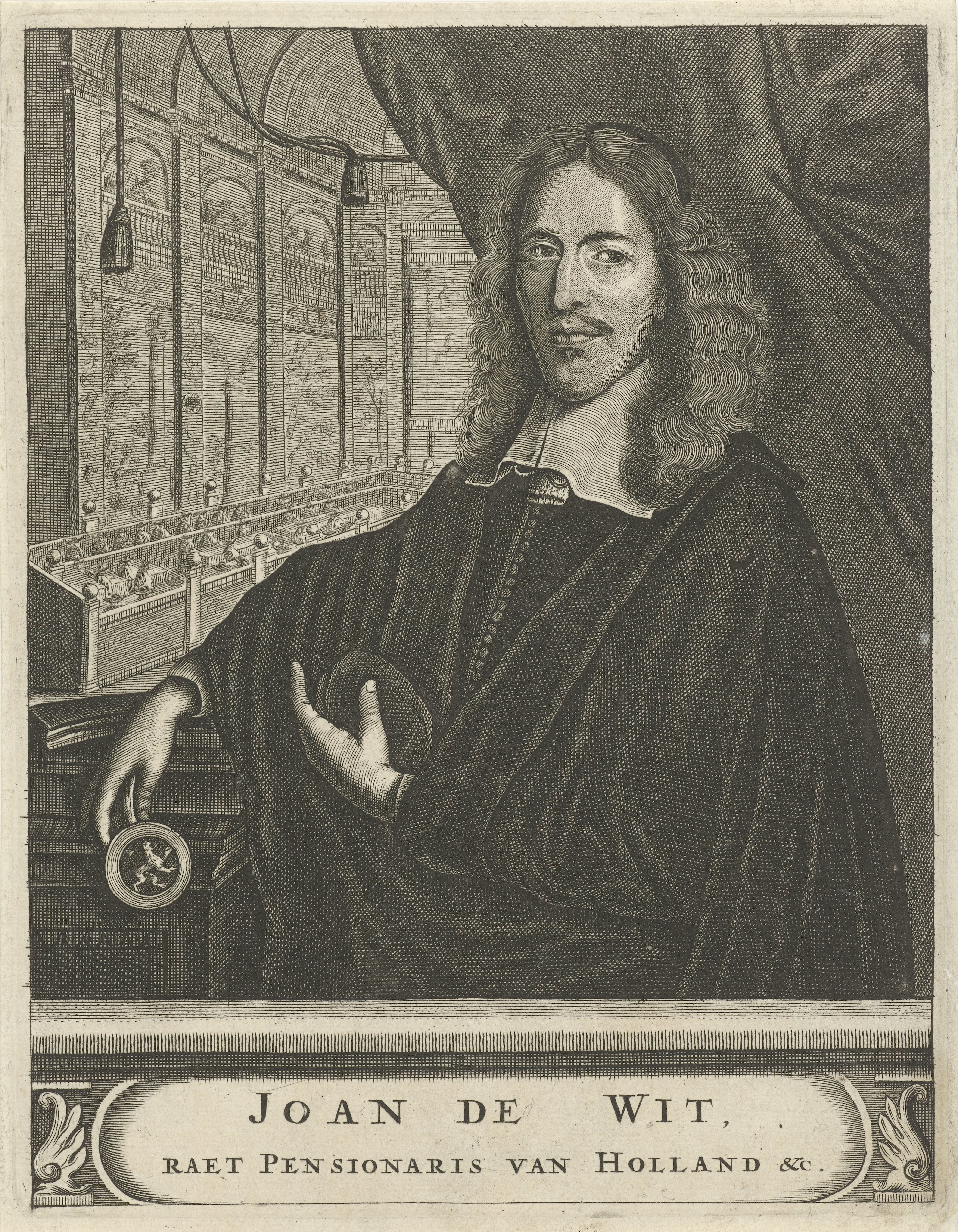 Portret van Johan de Witt