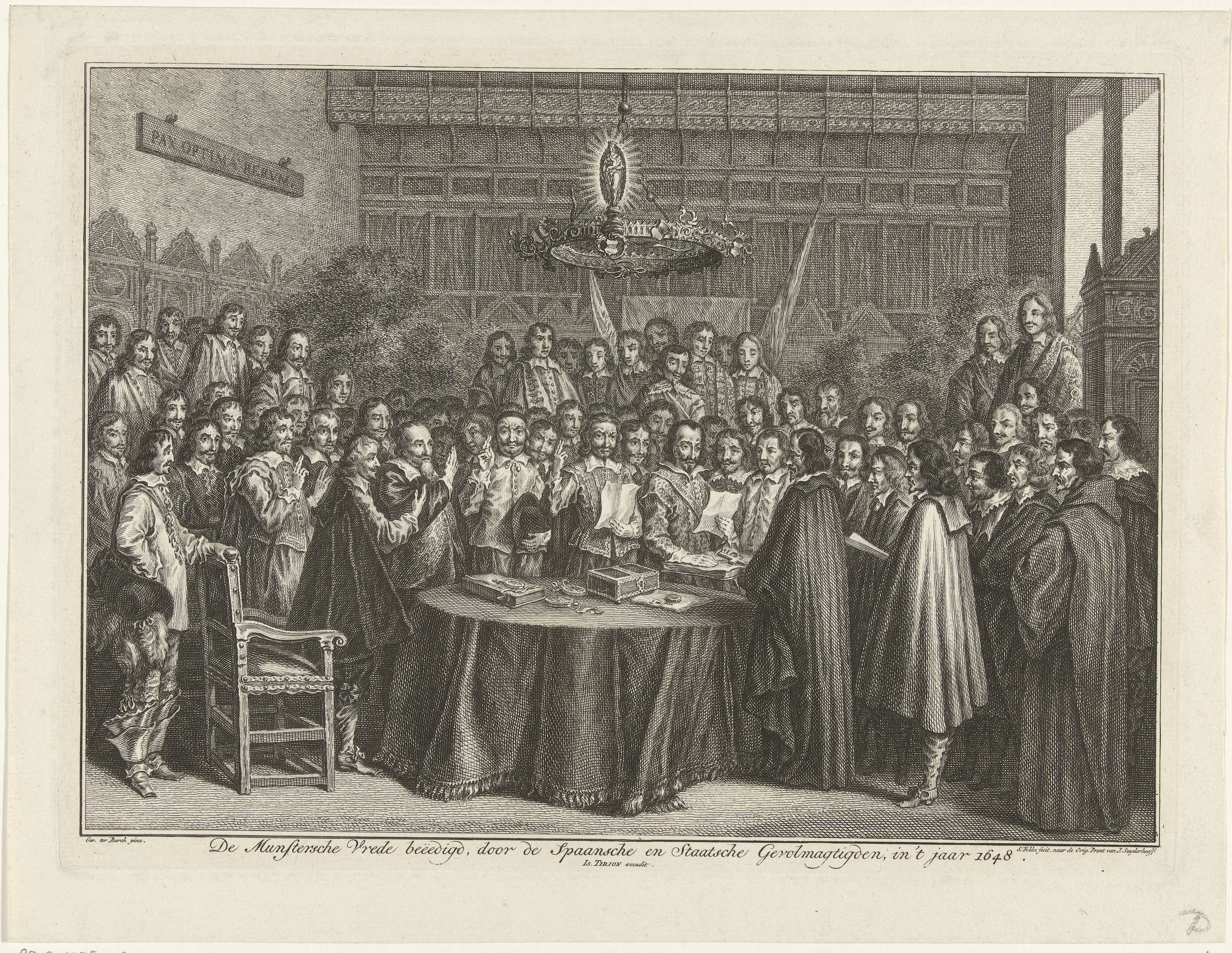 Beëdiging van de Vrede van Munster, 1648