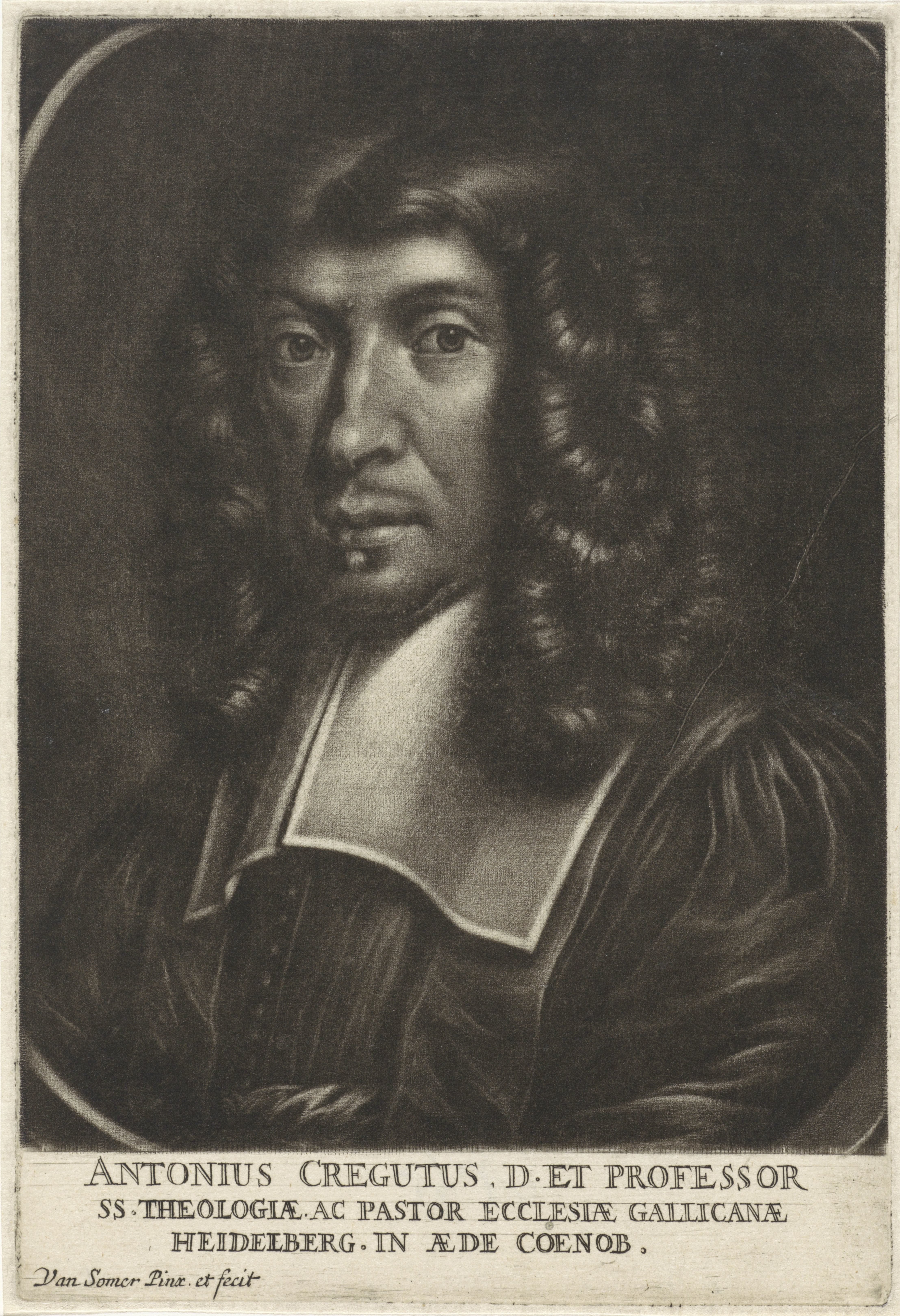 Portret van de theoloog Antonius Cregutus