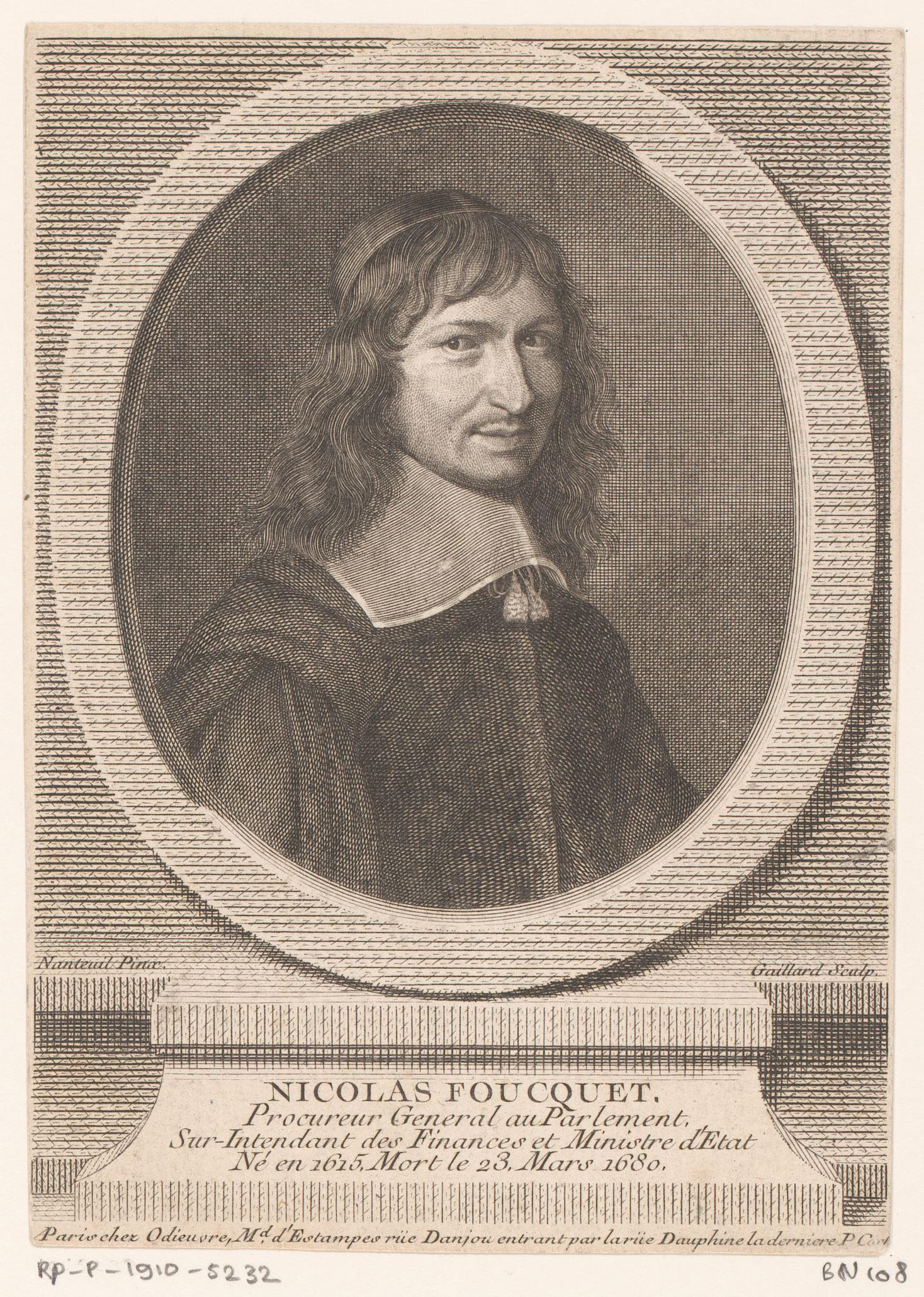 Portret van Nicolas Foucquet