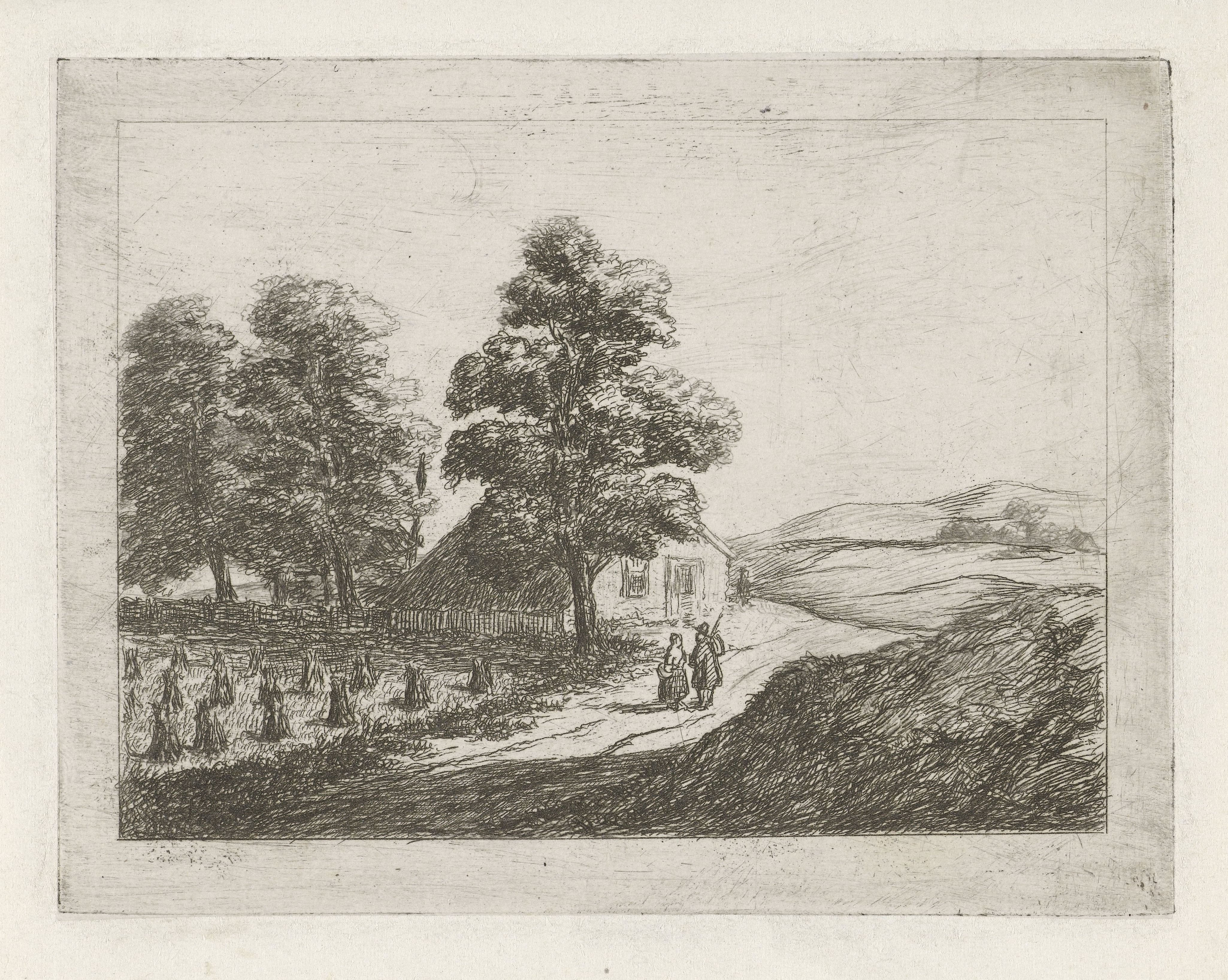 Heuvelachtig landschap
