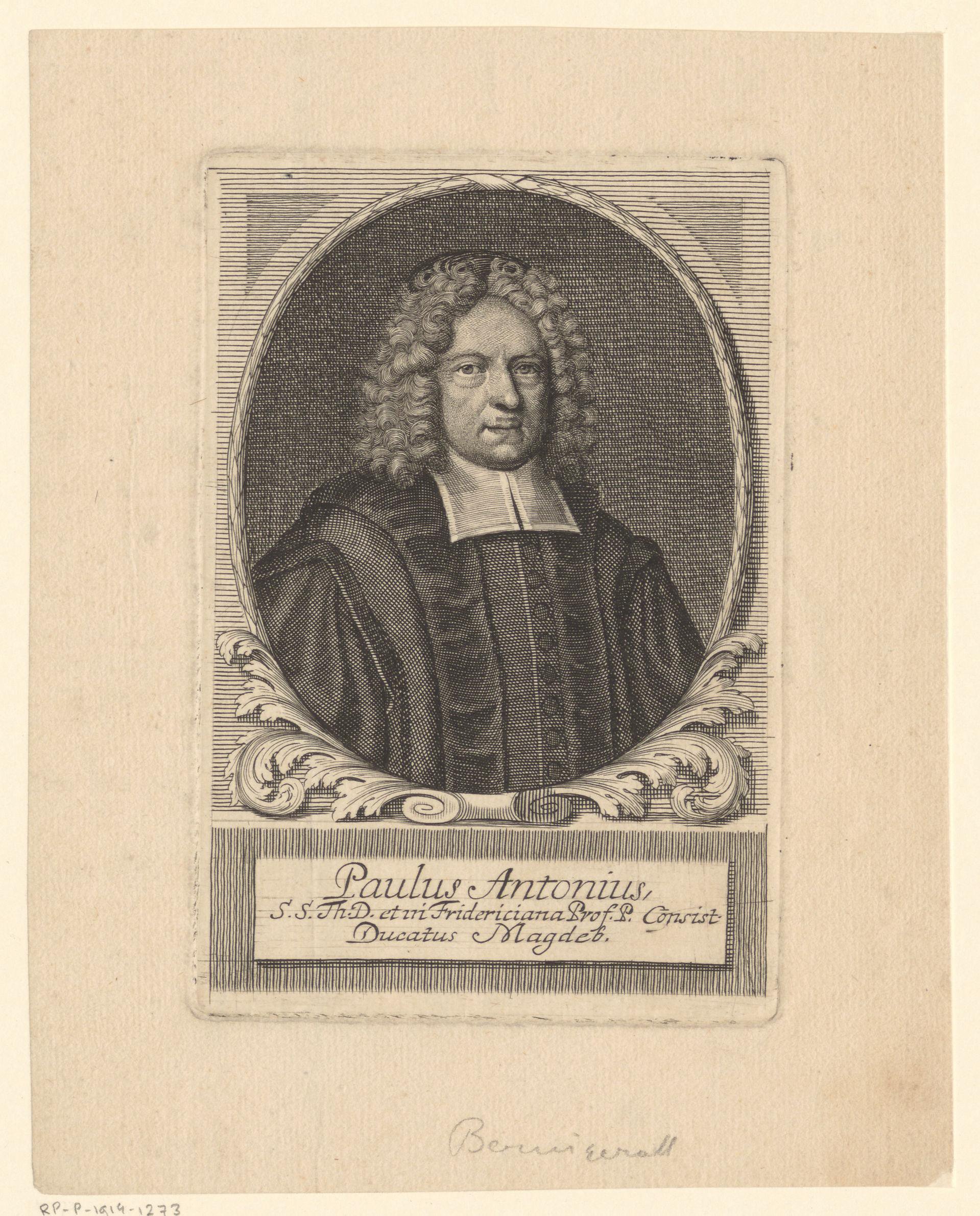 Portret van Paul Anton