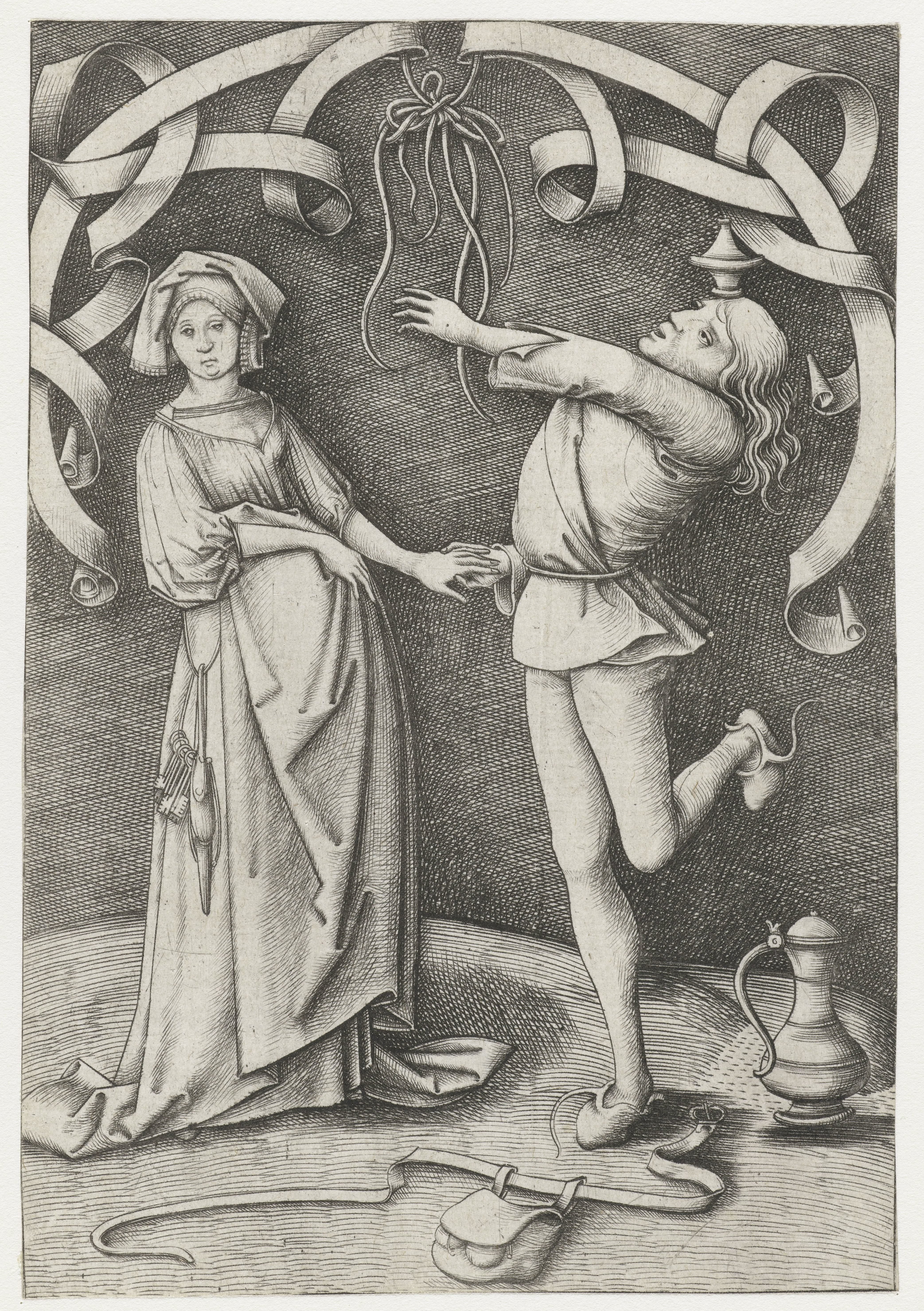 De jongleur en de vrouw