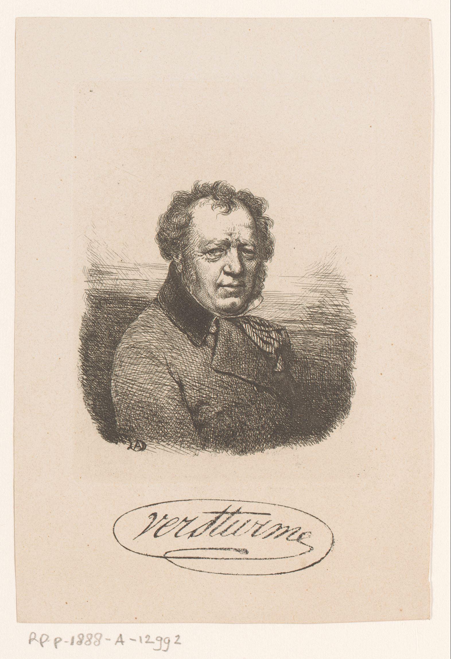 Portret van Pierre Joseph Versturme-Roegiers
