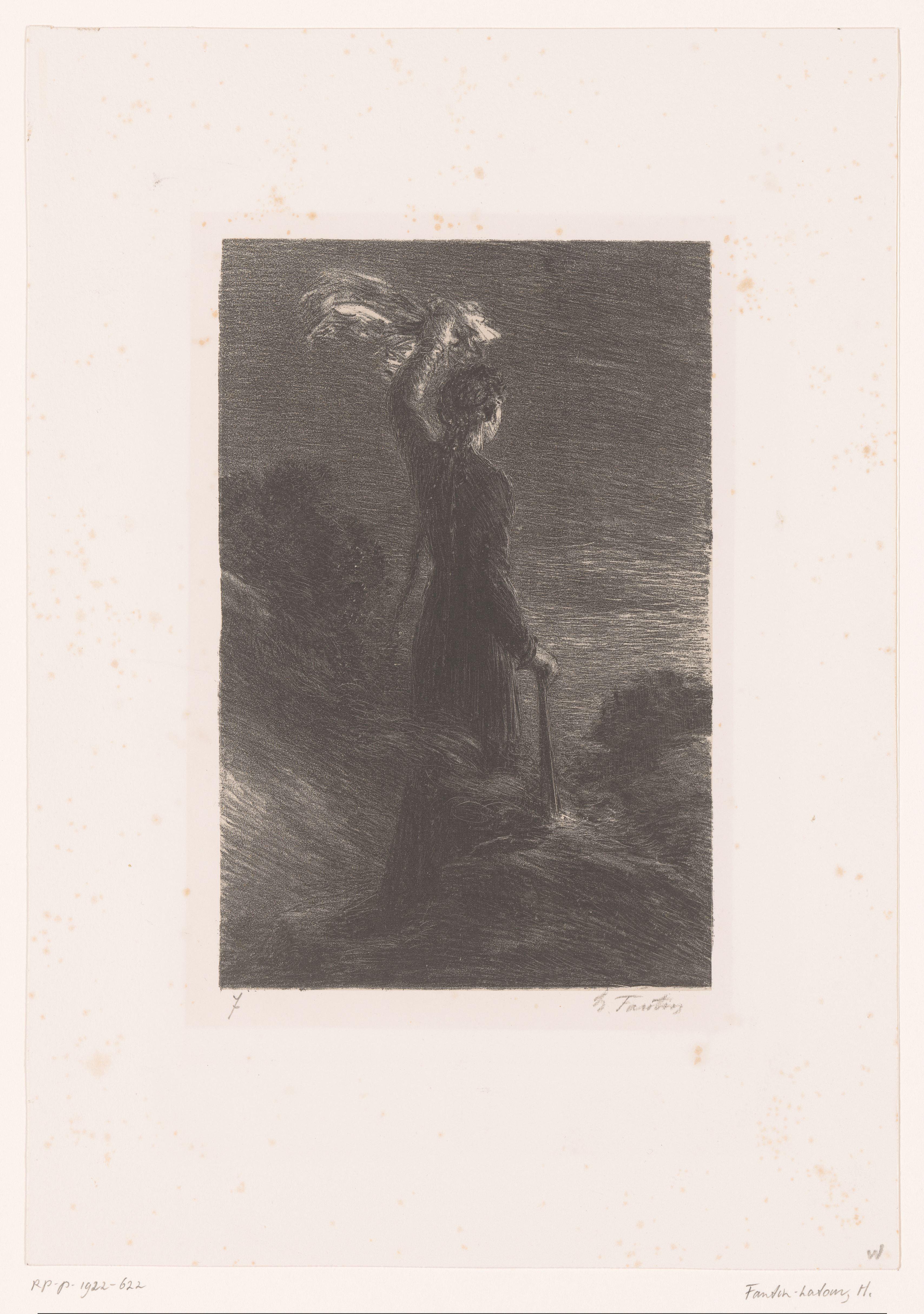 Isolde geeft Tristan het afgesproken sein