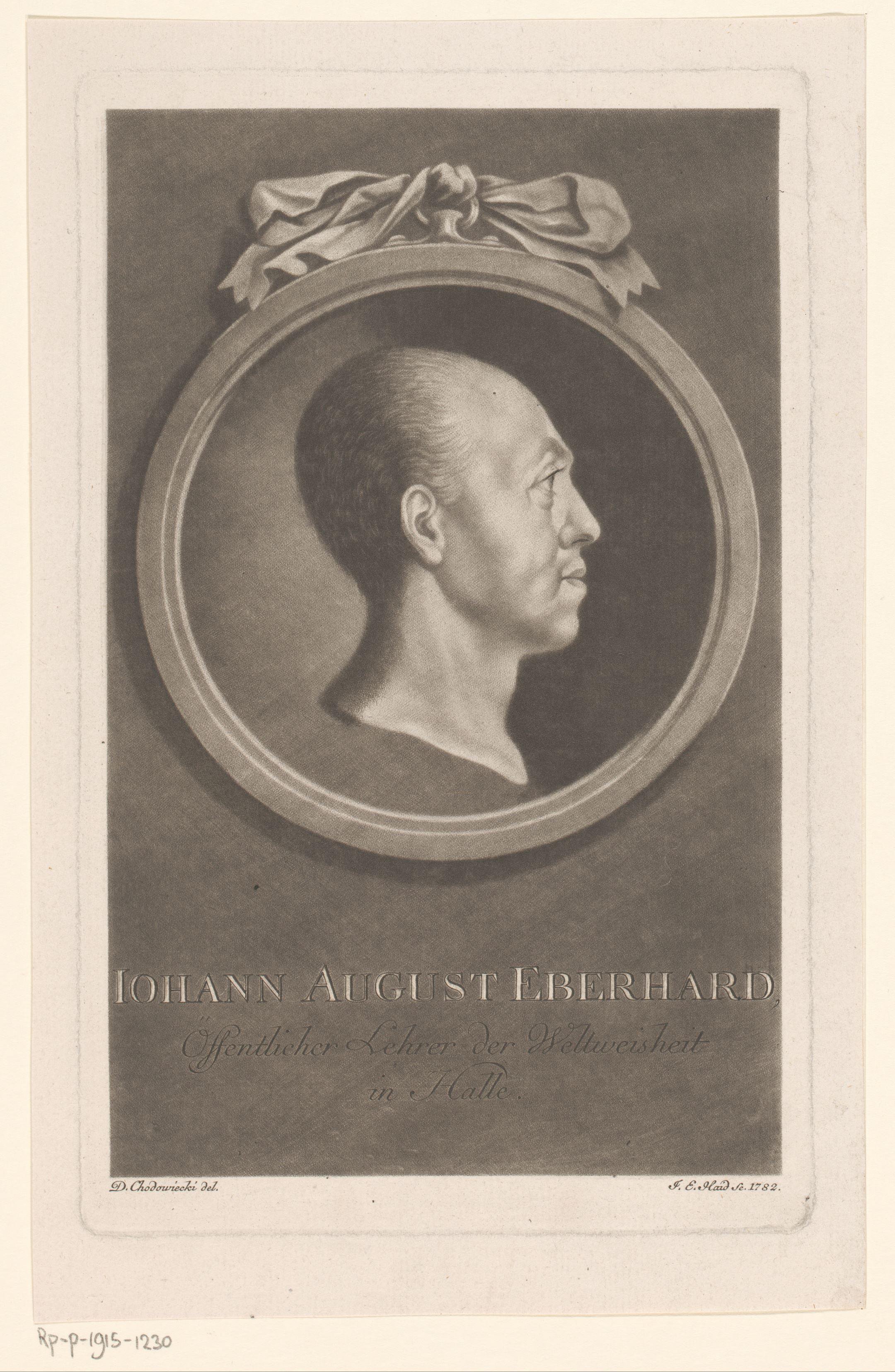 Portret van Johann August Eberhard