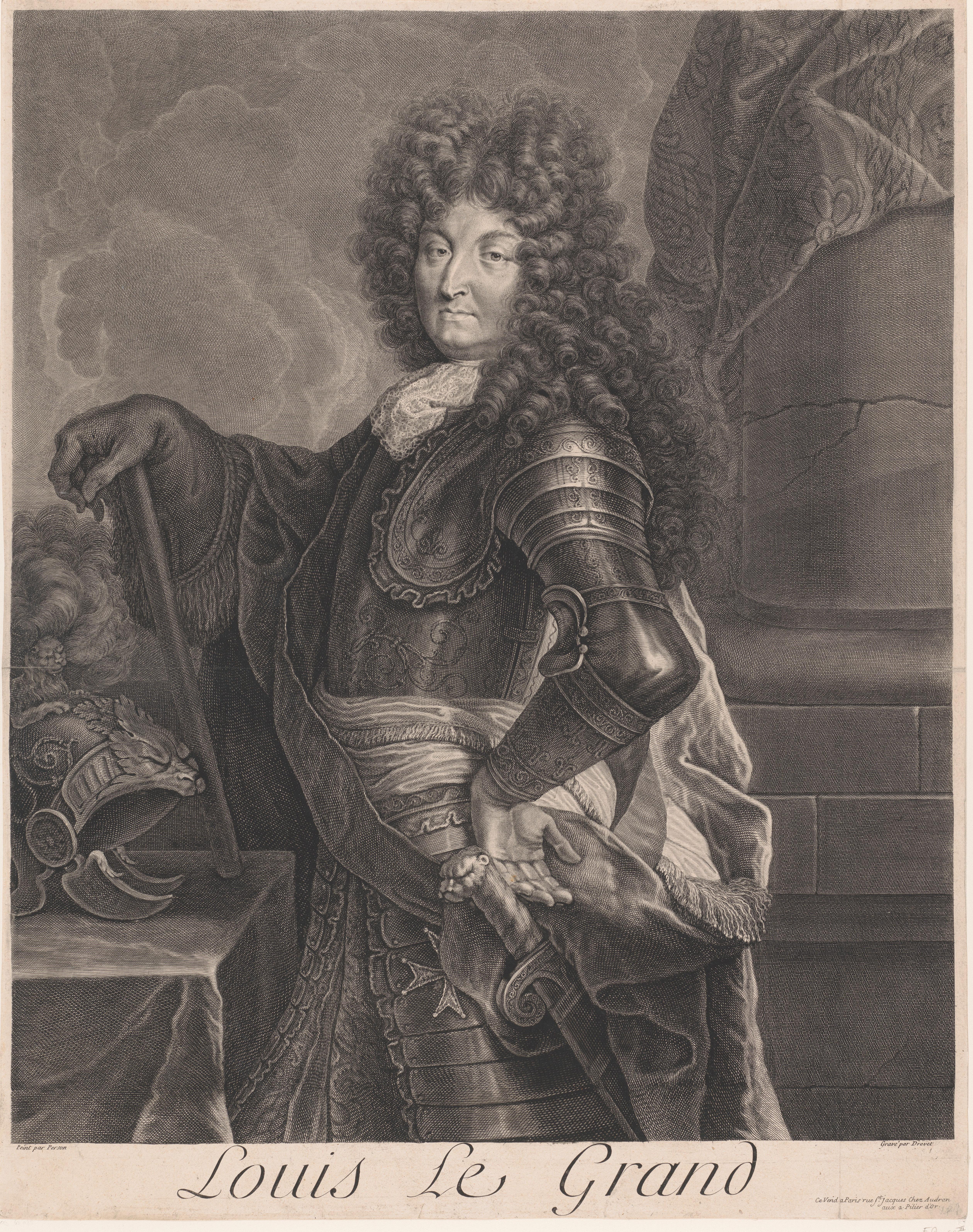 Portret van Lodewijk XIV van Frankrijk
