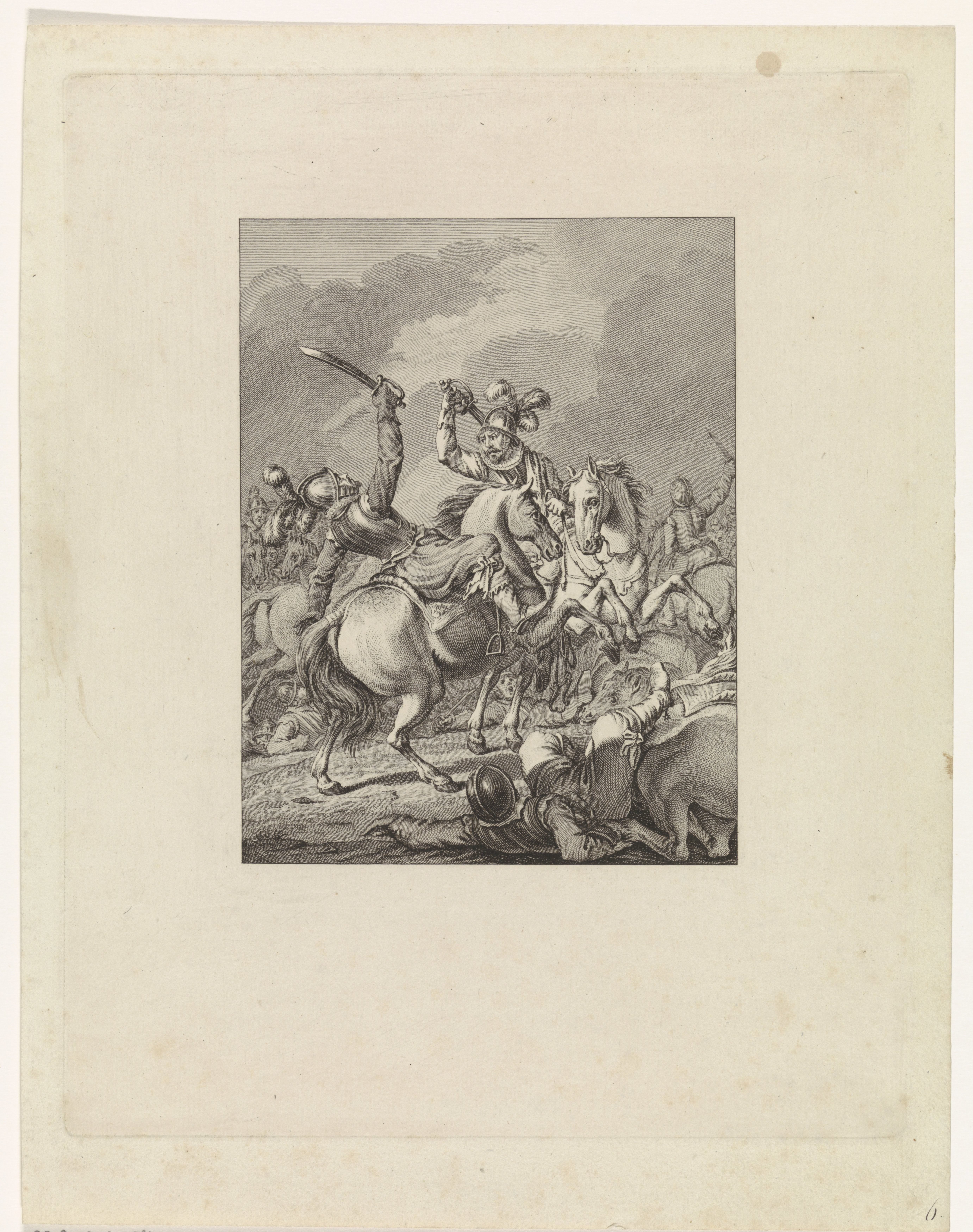 Gevecht tussen Romero en Hendrik van Nassau bij Mons, 1572
