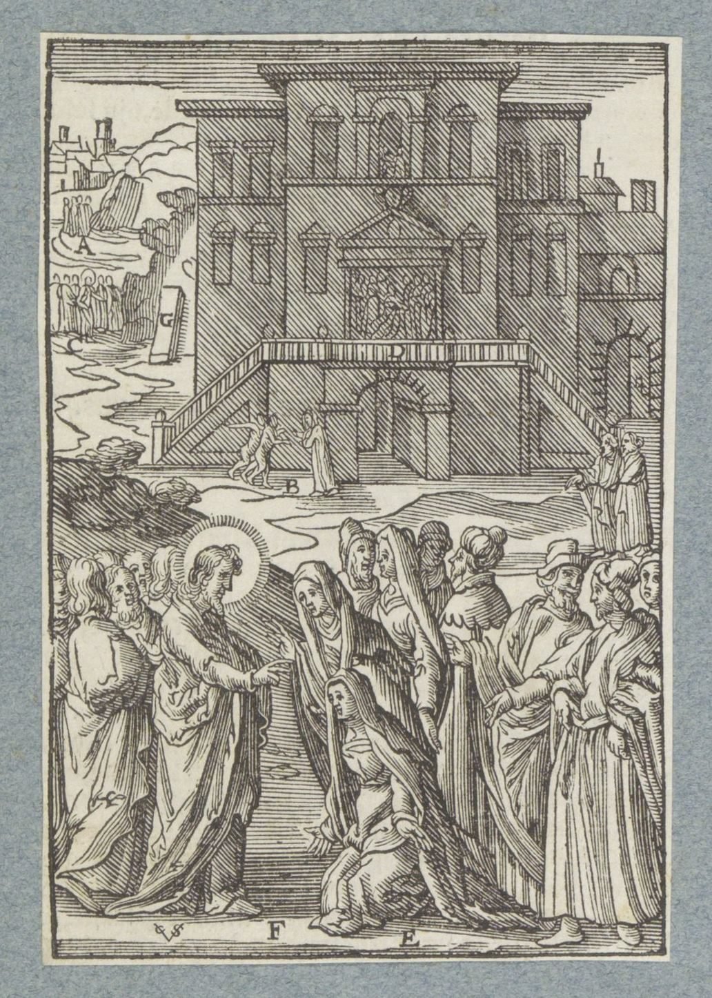 Aankomst van Christus in Betanië