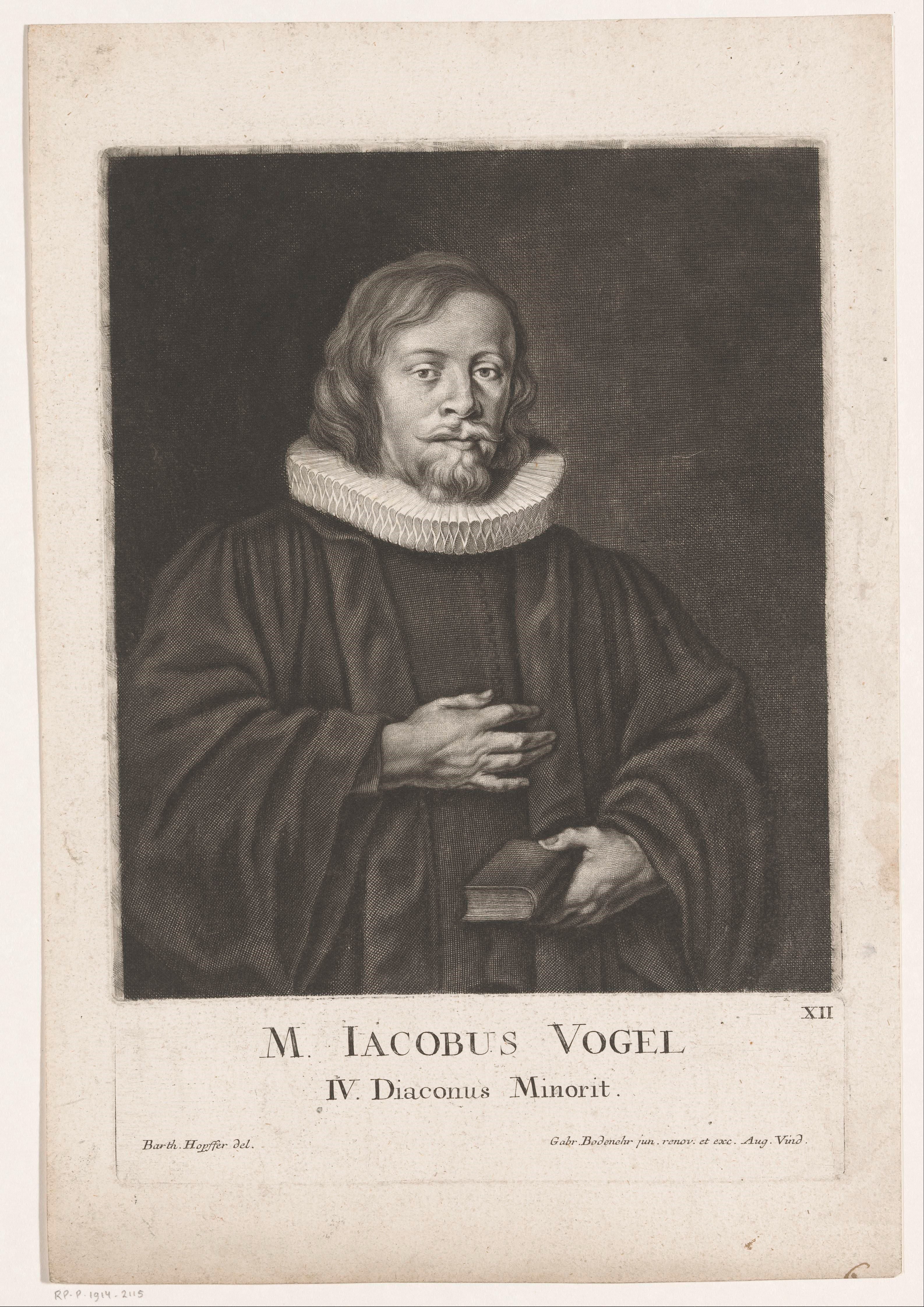 Portret van Jacob Vogel