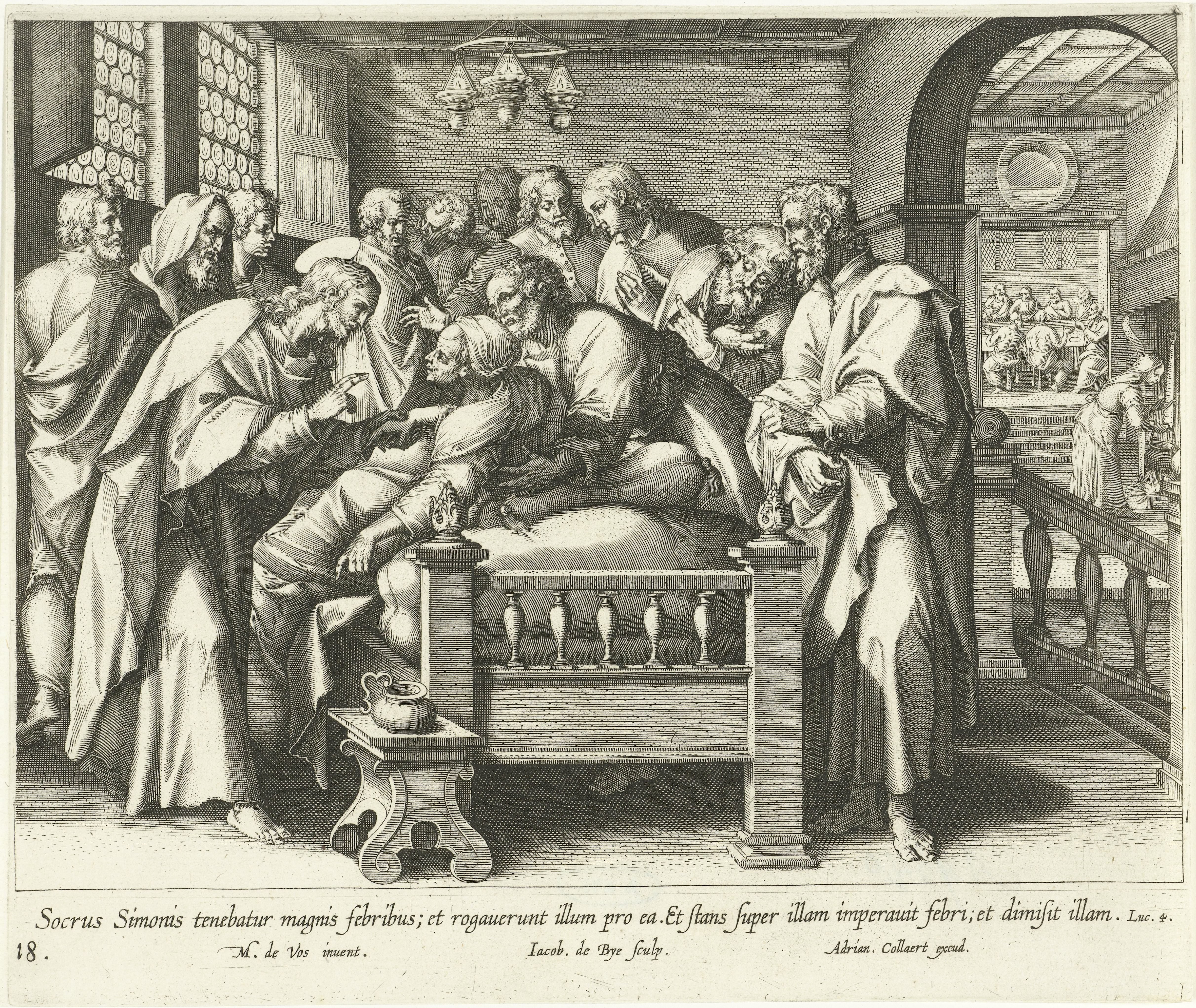 Genezing van de schoonmoeder van Petrus