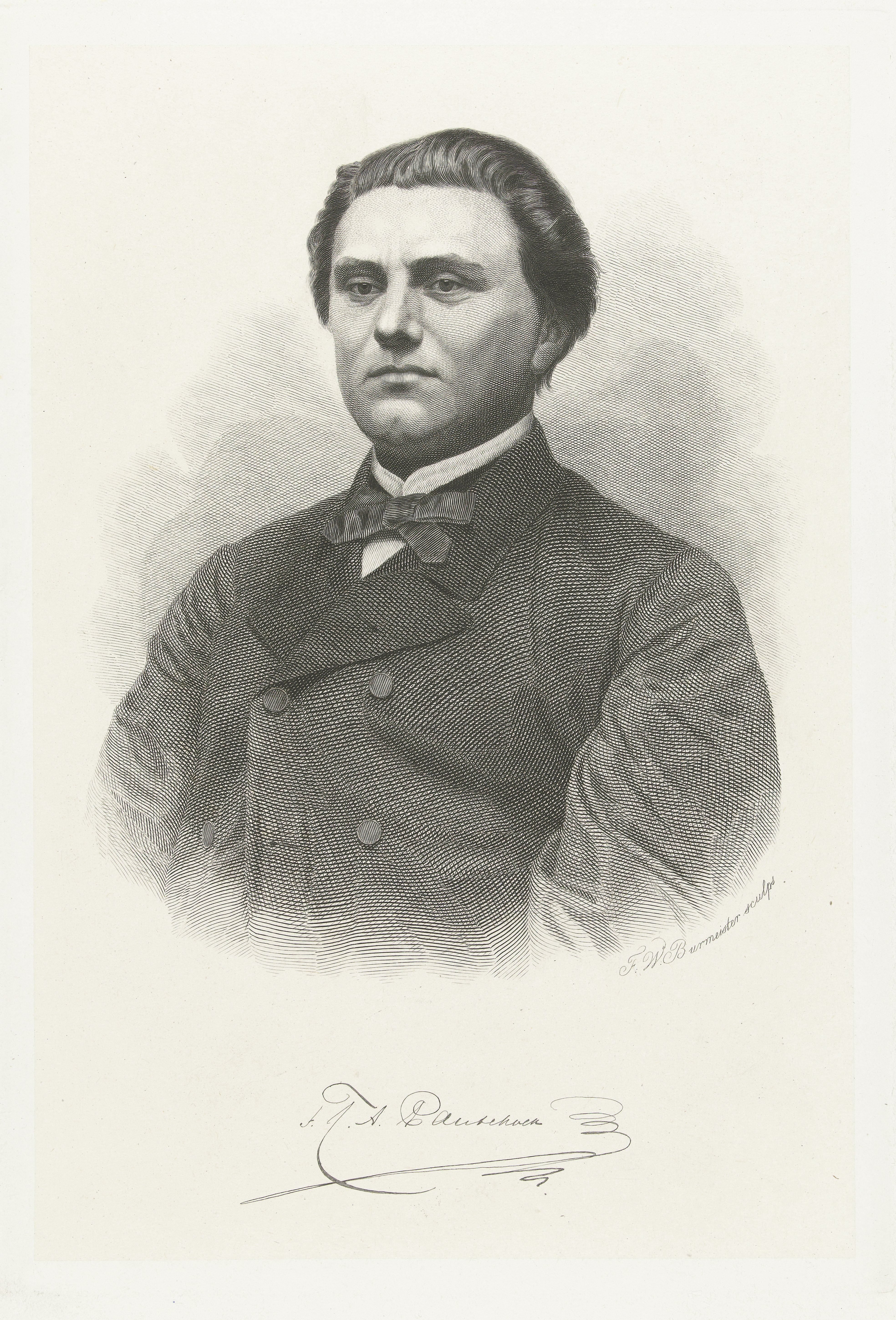 Portret van Frederik Karel Antonius Pantekoek