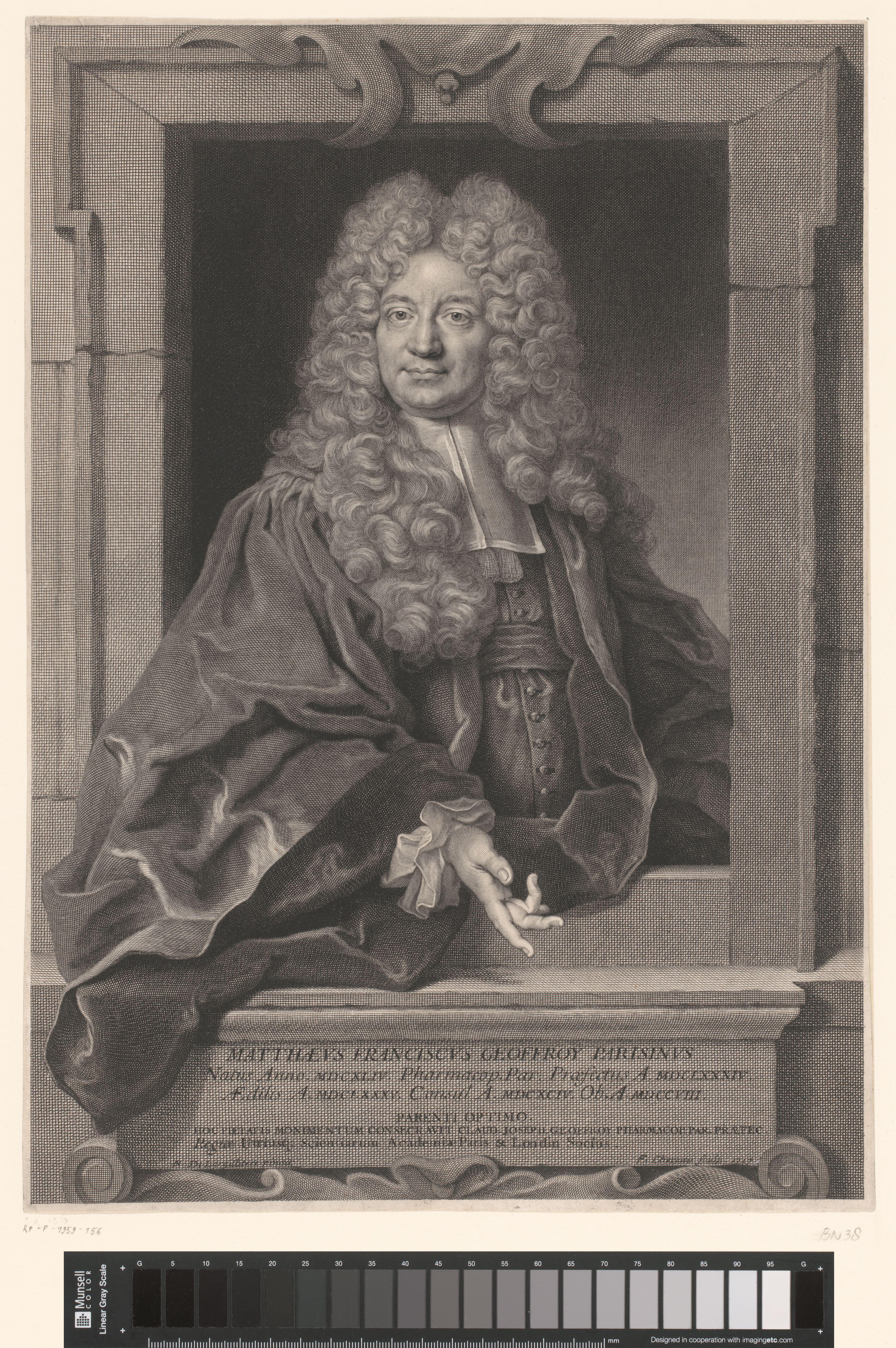 Portret van Mathieu-François Geoffroy