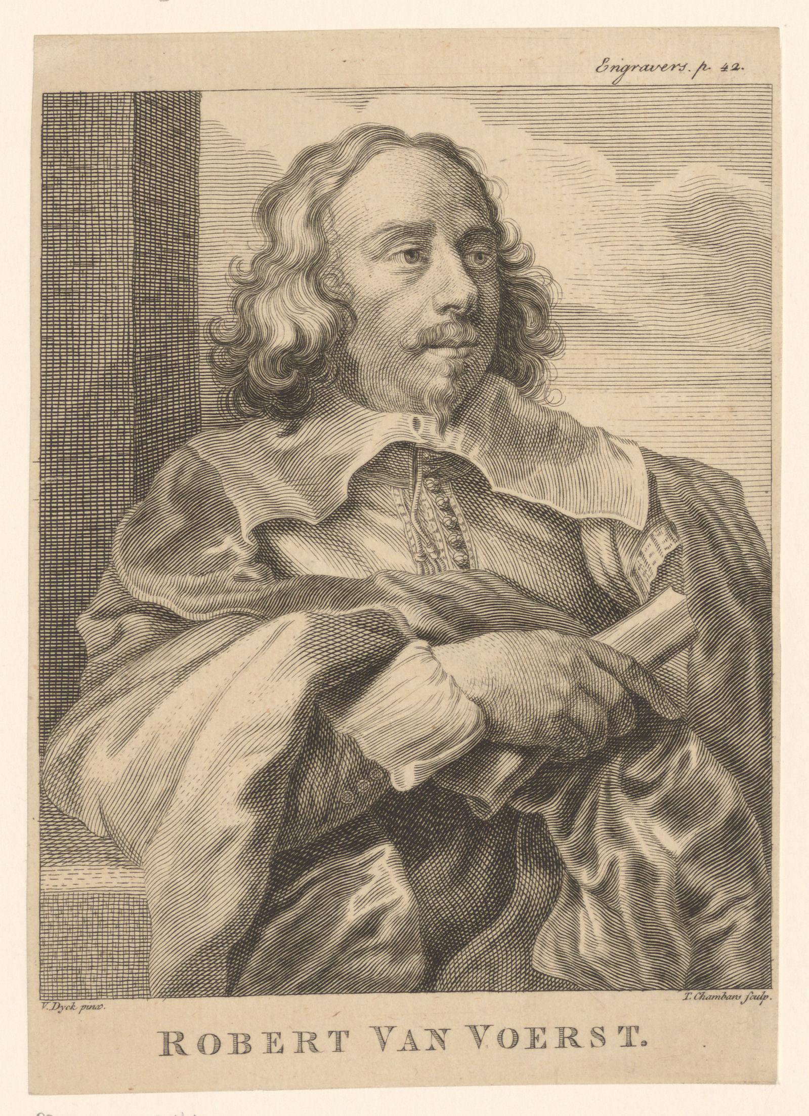 Portret van Robert van Voerst