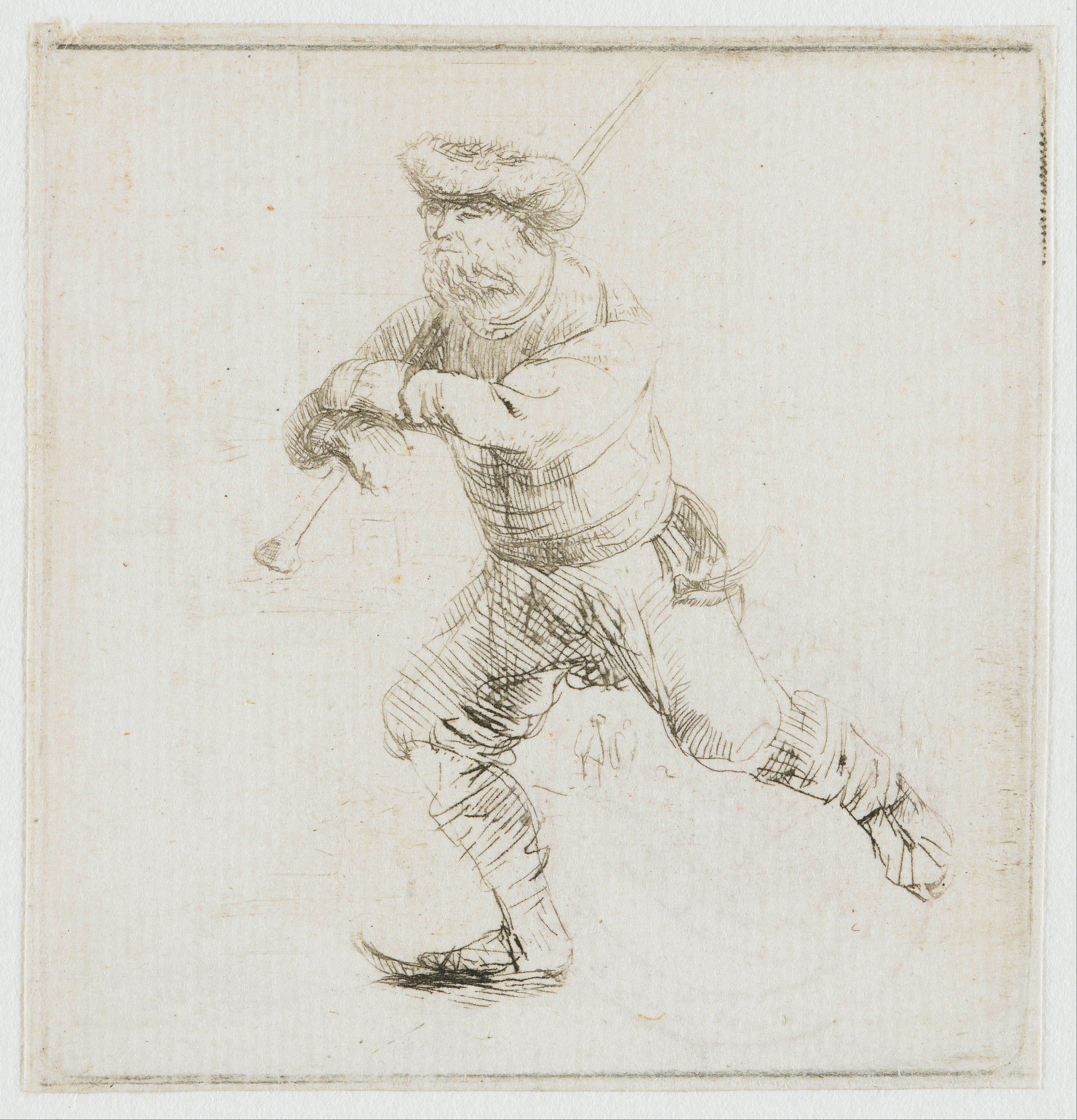 De schaatser