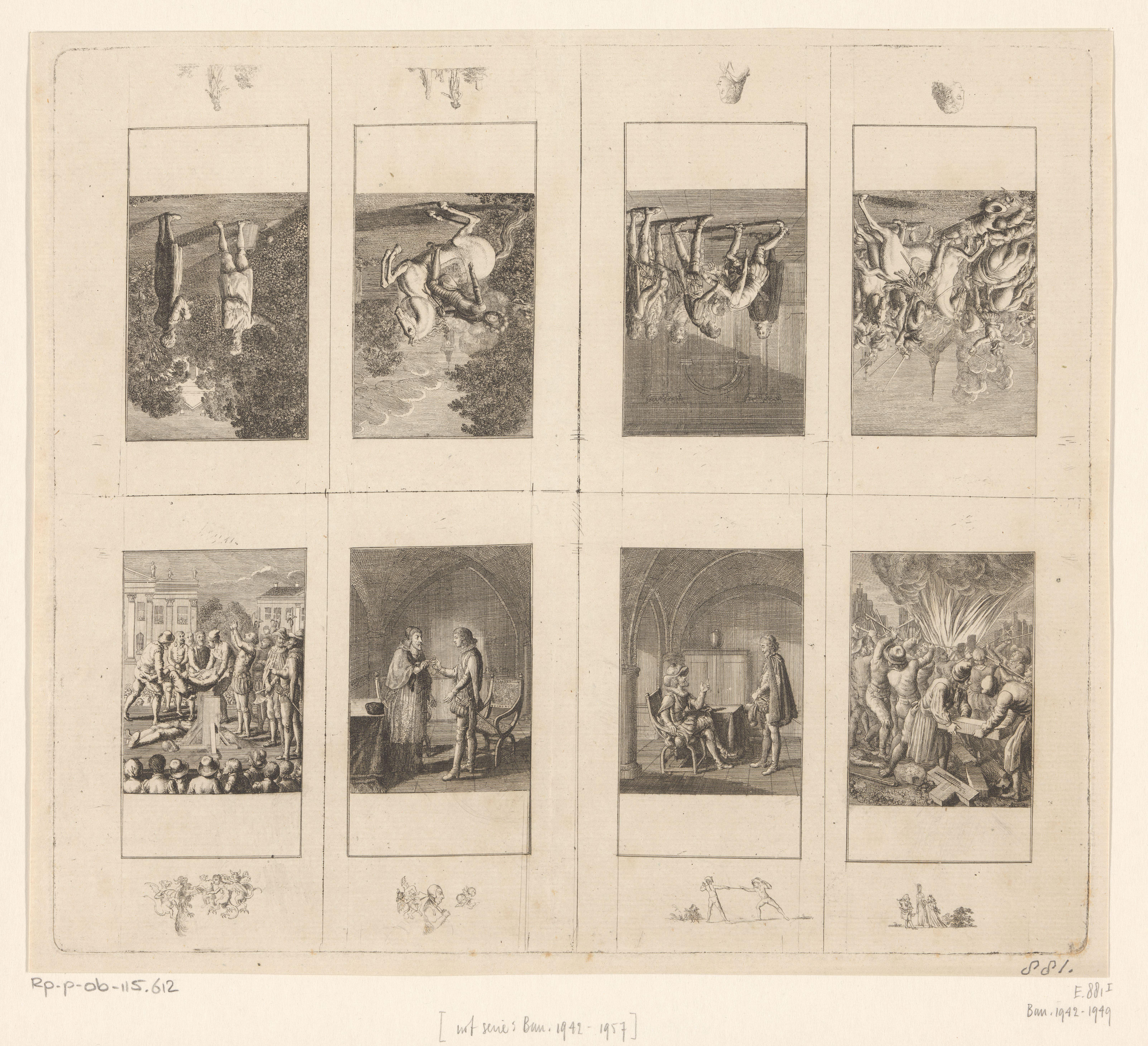Acht voorstellingen uit de geschiedenis van de Bartholomeusnacht