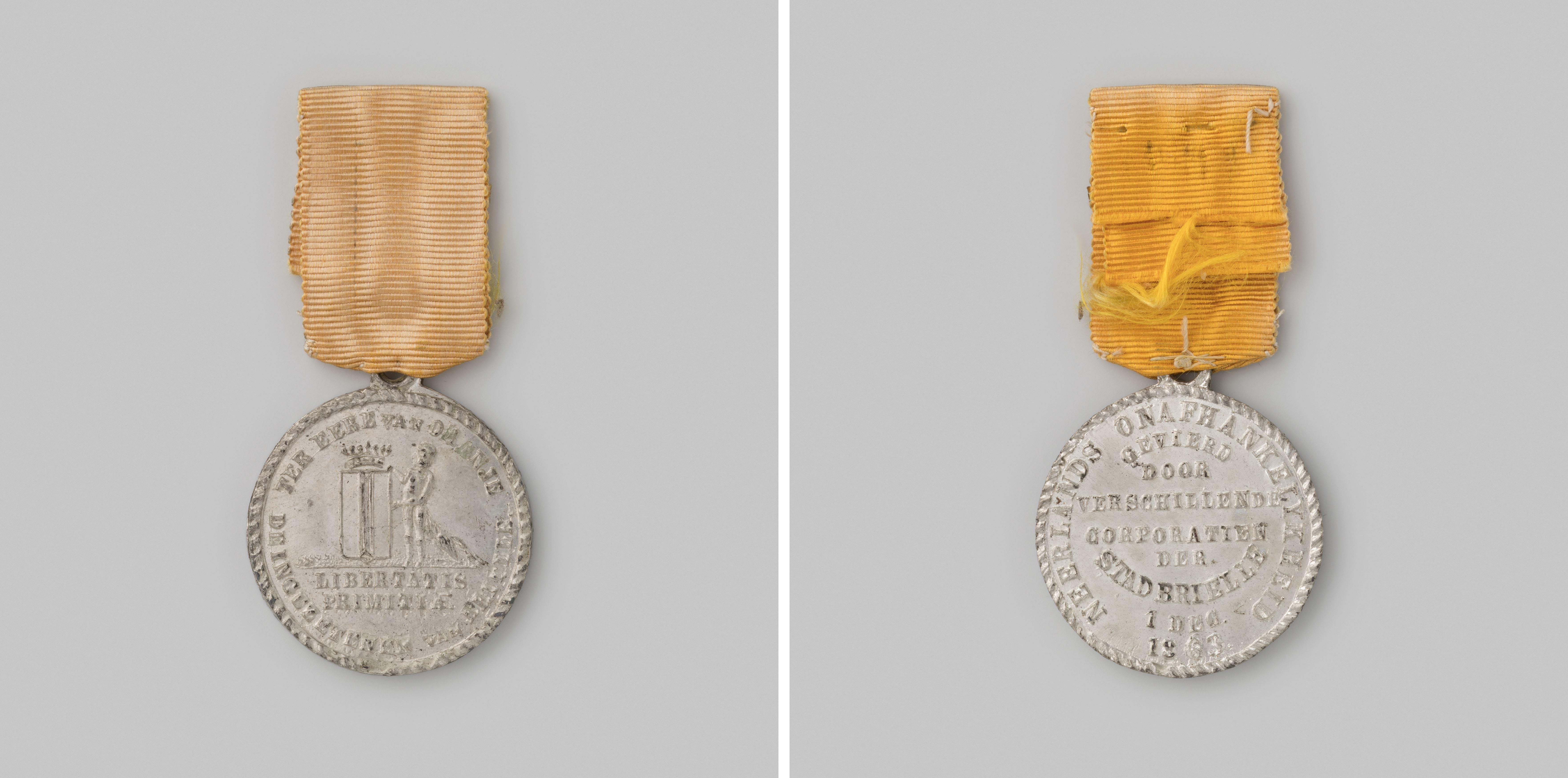 Op het 50jarig feest ter herdenking van het afschudden van het Franse juk door de gewapende burgerij van Brielle op 1 december 1813