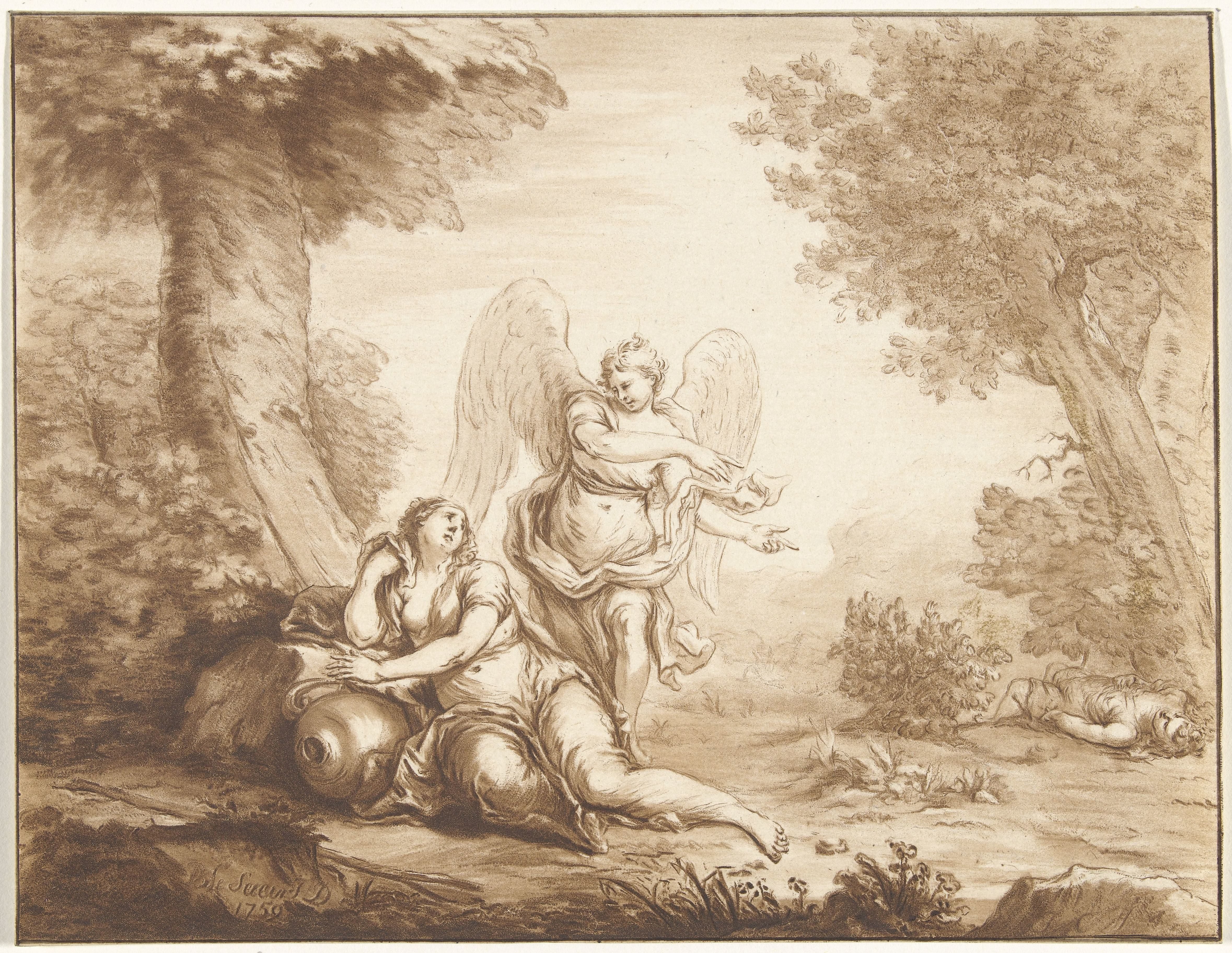Hagar in de woestijn