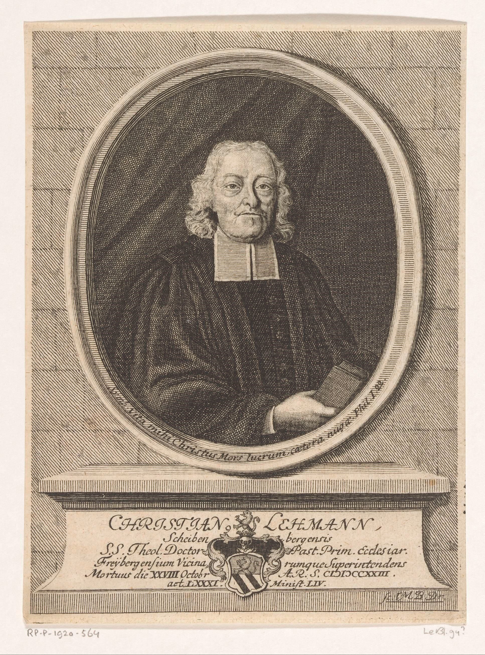 Portret van Christian Lehmann