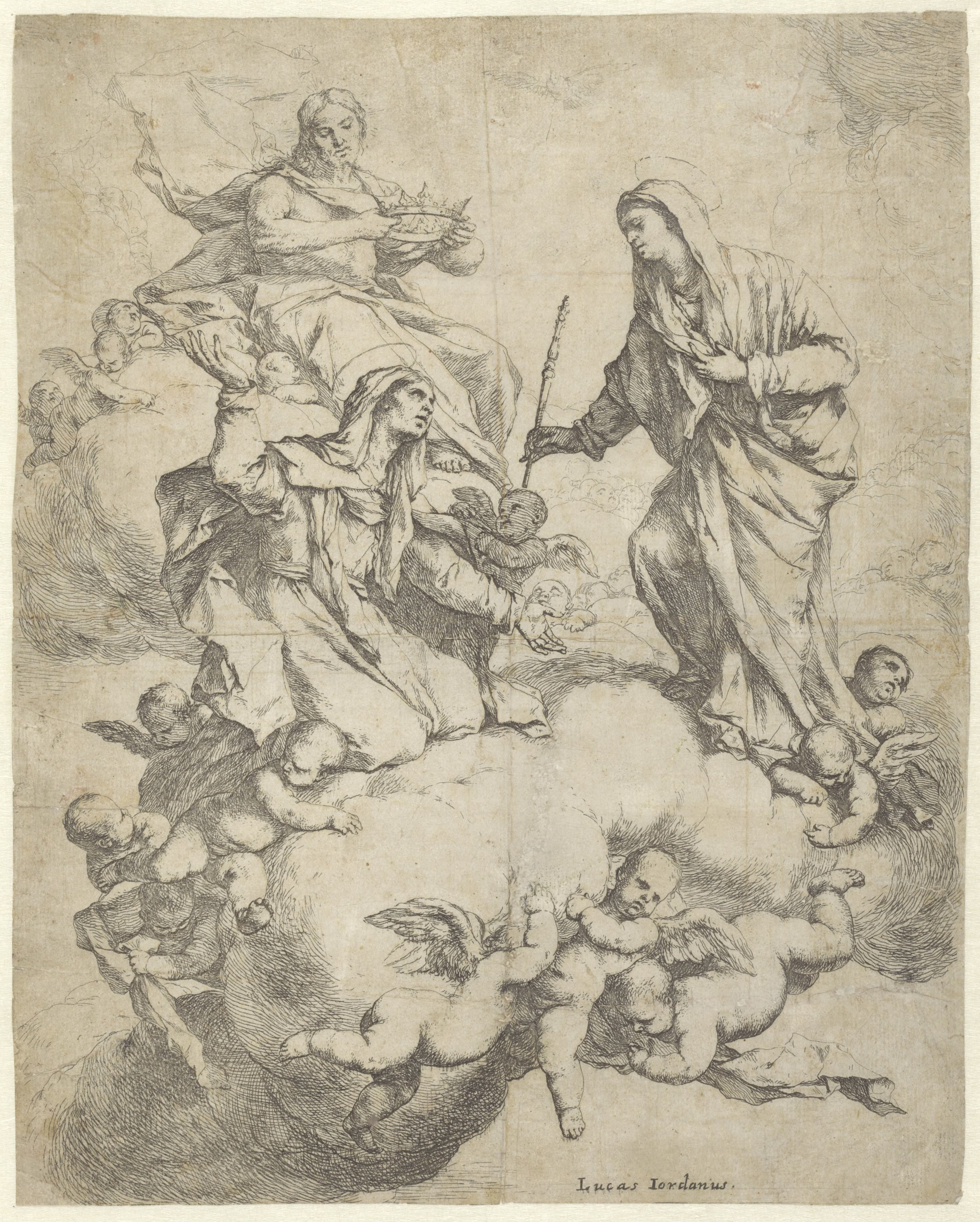 Christus, Maria en de heilige Anna