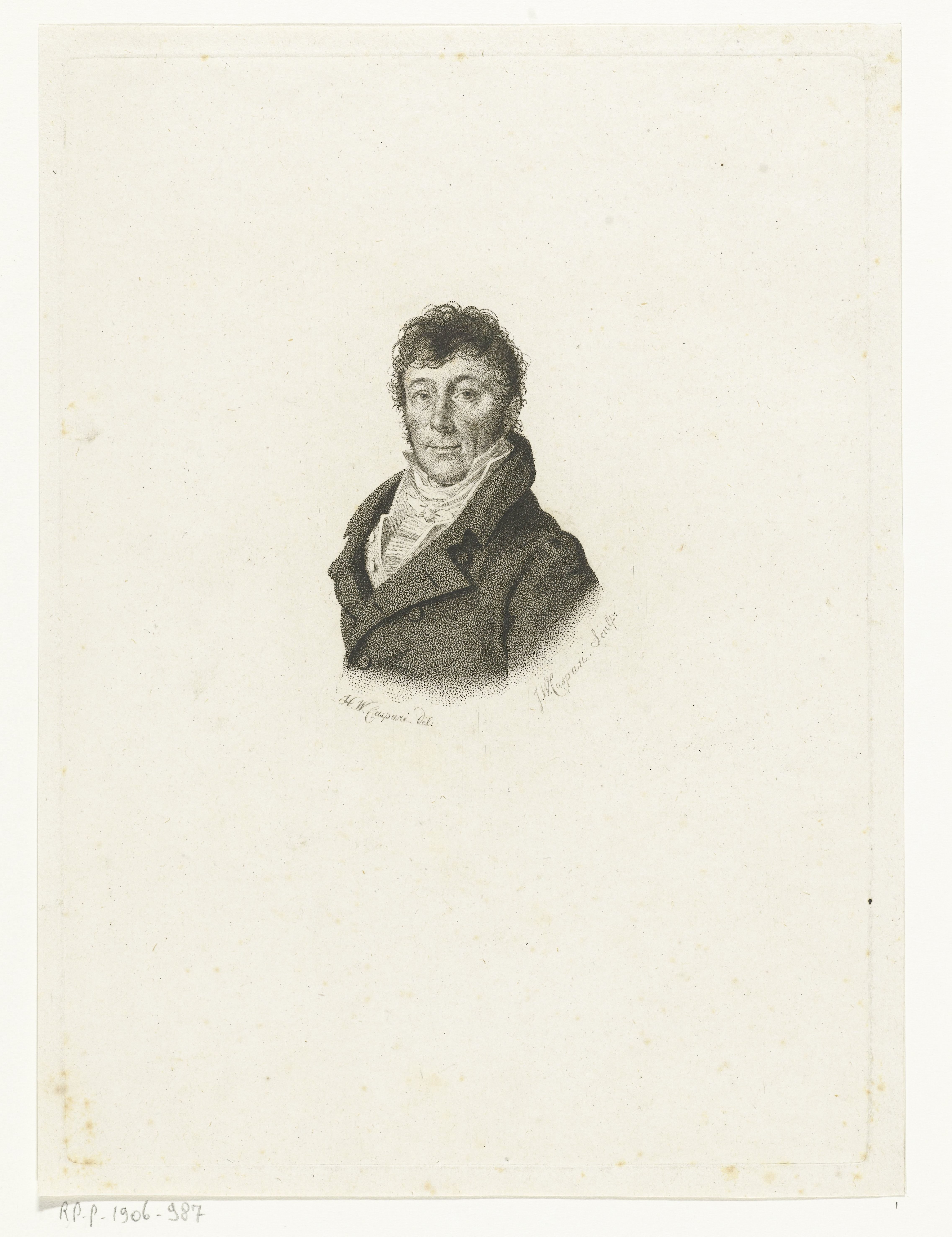 Portret van Bernardus Antonius Fallee