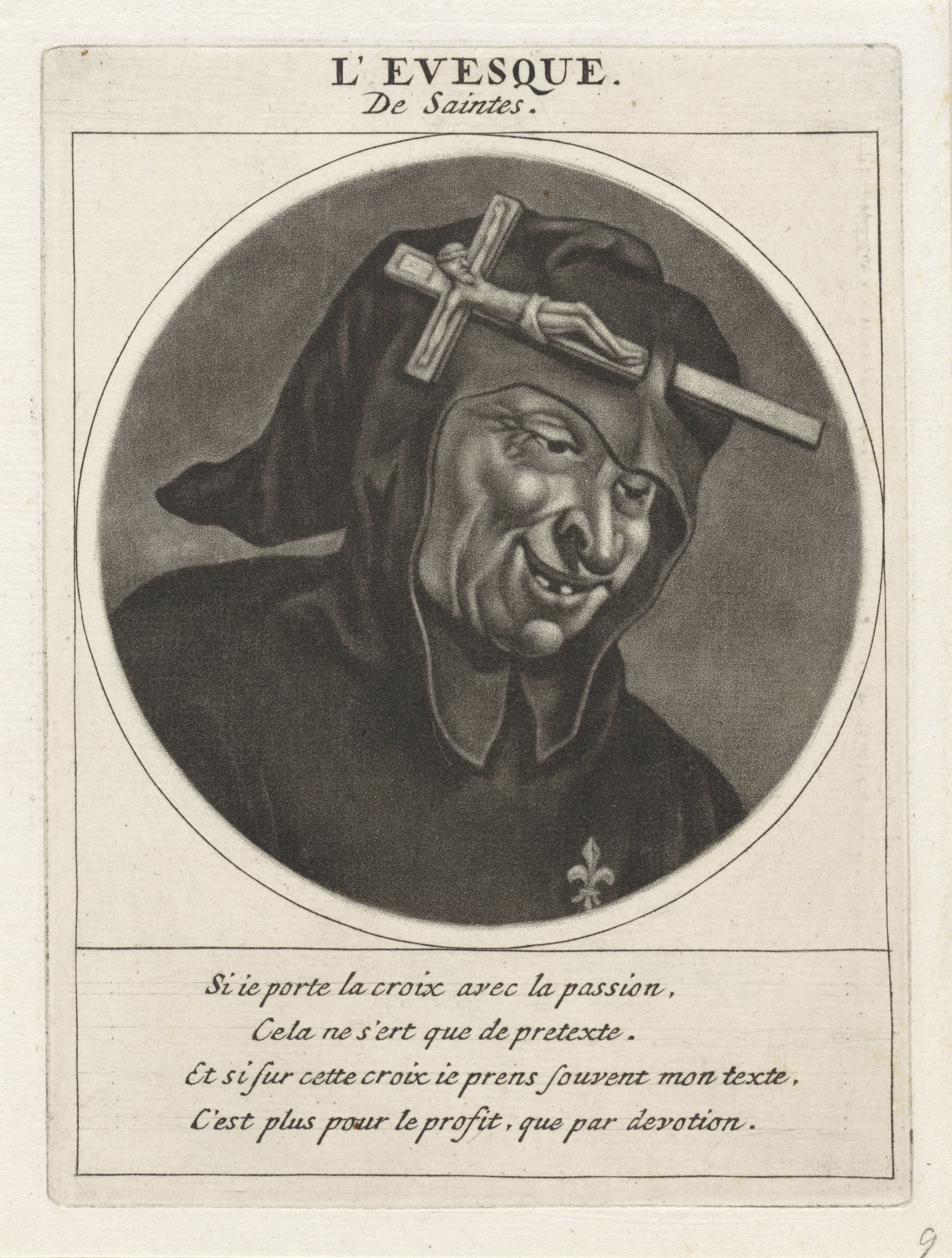 Portret van Guillaume de La Brunetière