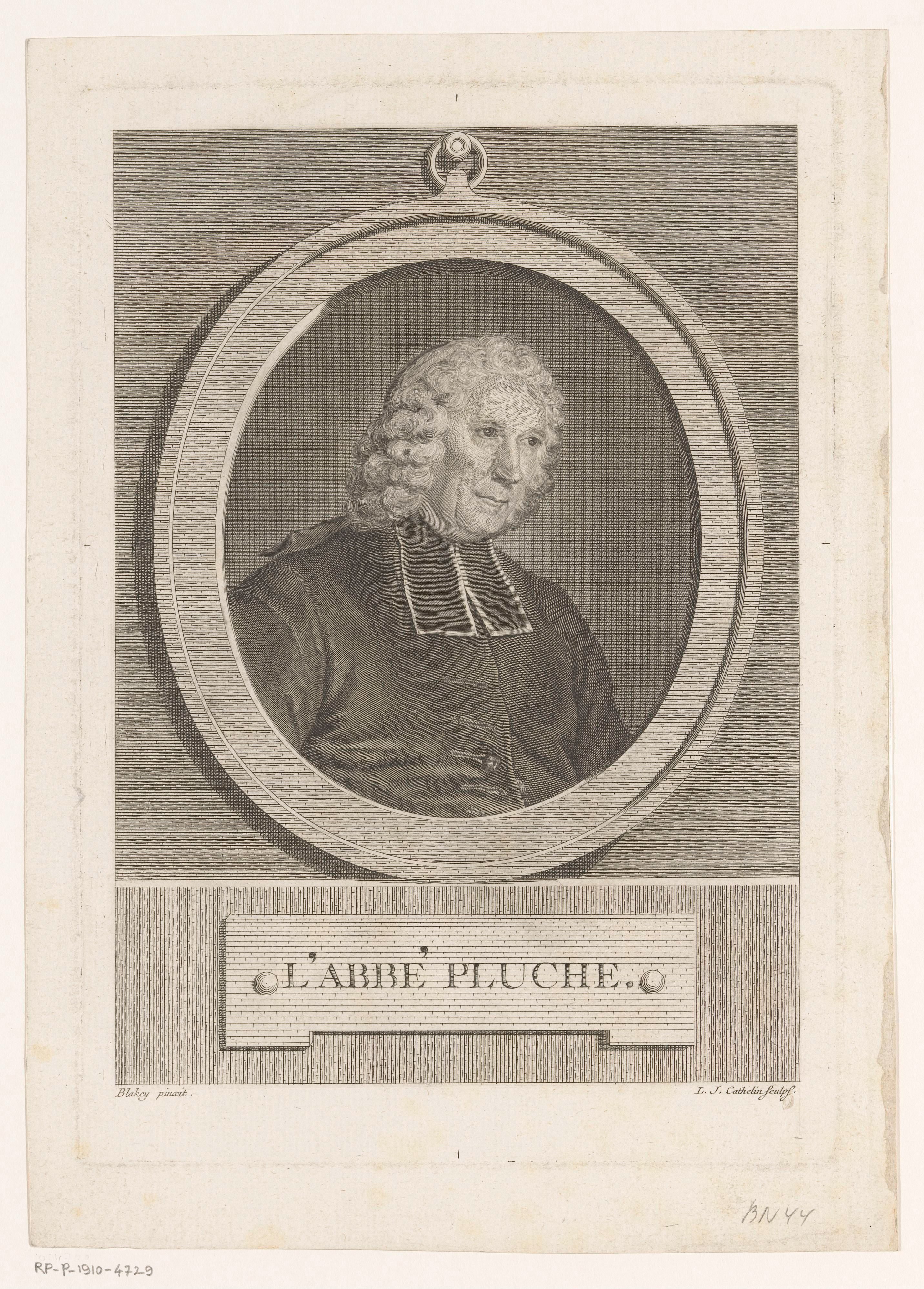 Portret van Noël-Antoine Pluche