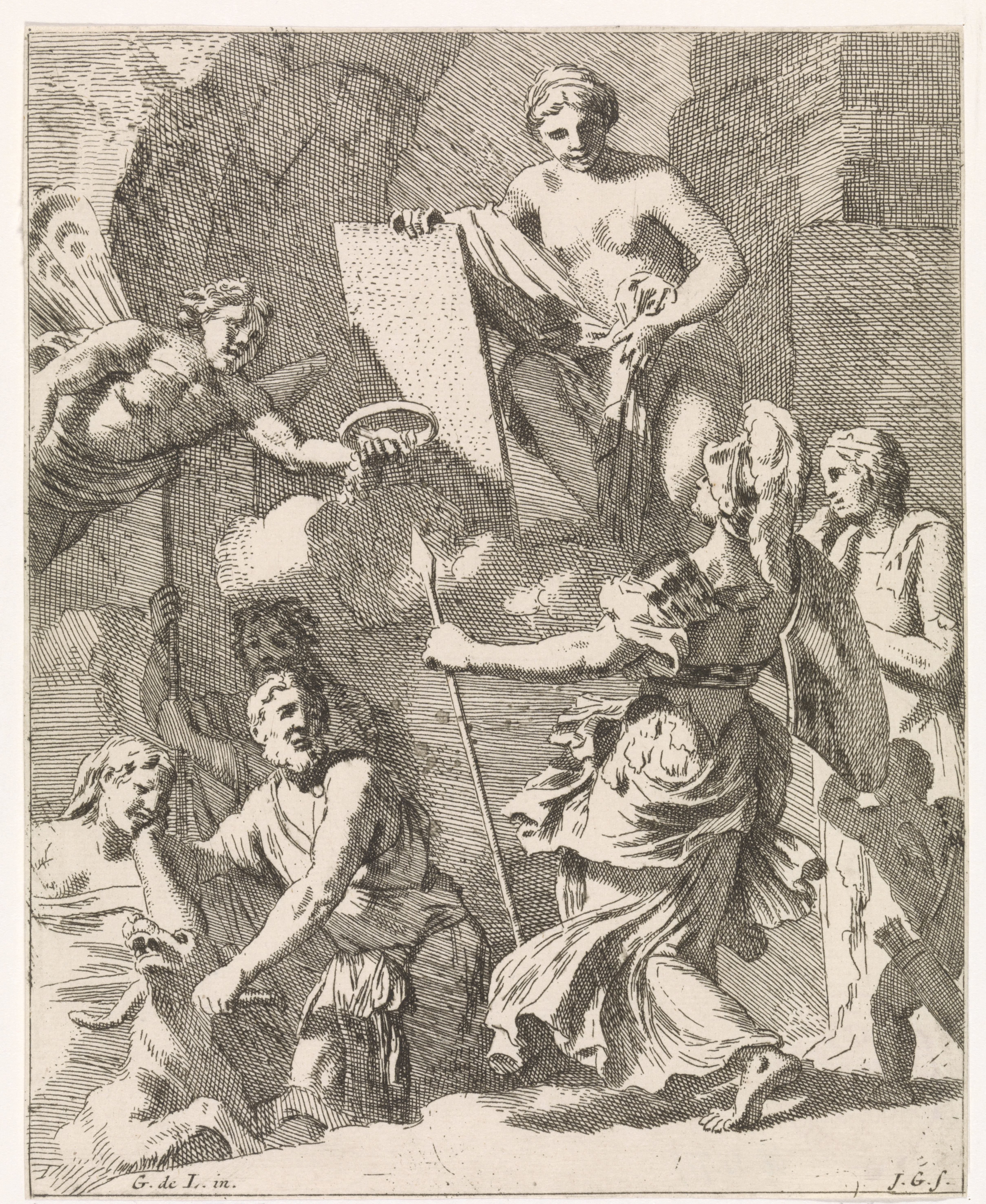 Allegorie op de prentkunst