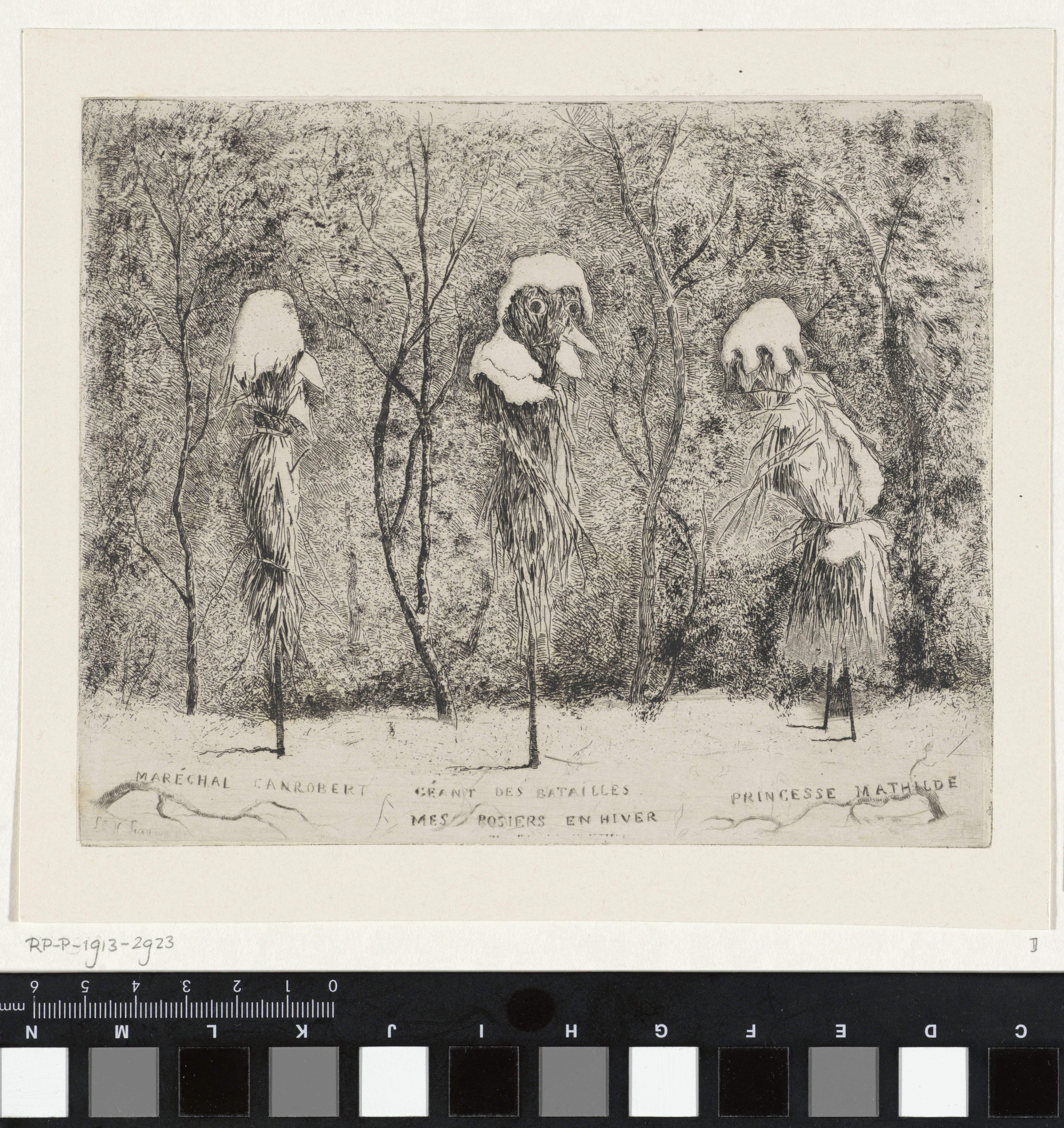 Fantasie-compositie over de Frans-Duitse oorlog