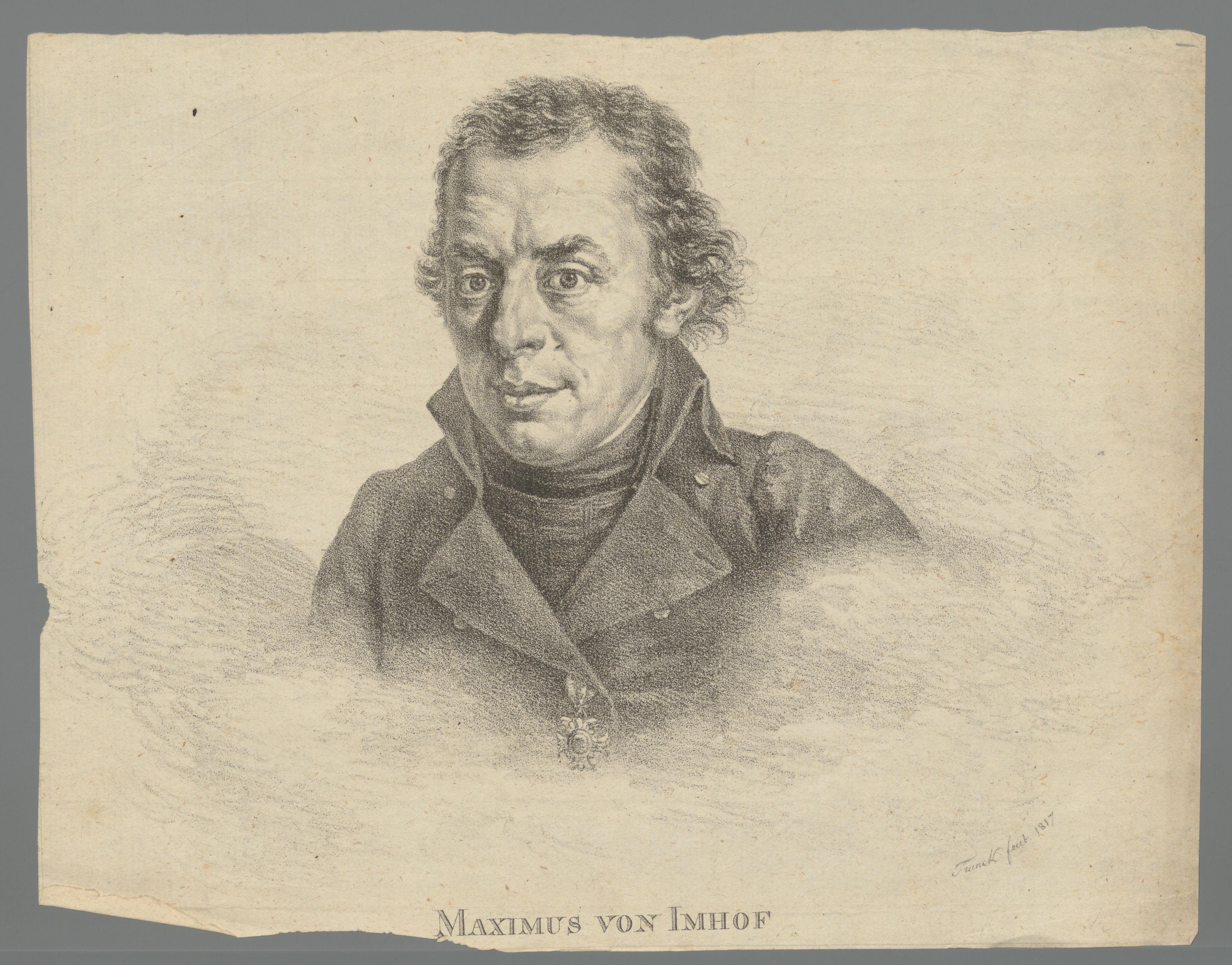 Portret van Maximus von Imhof