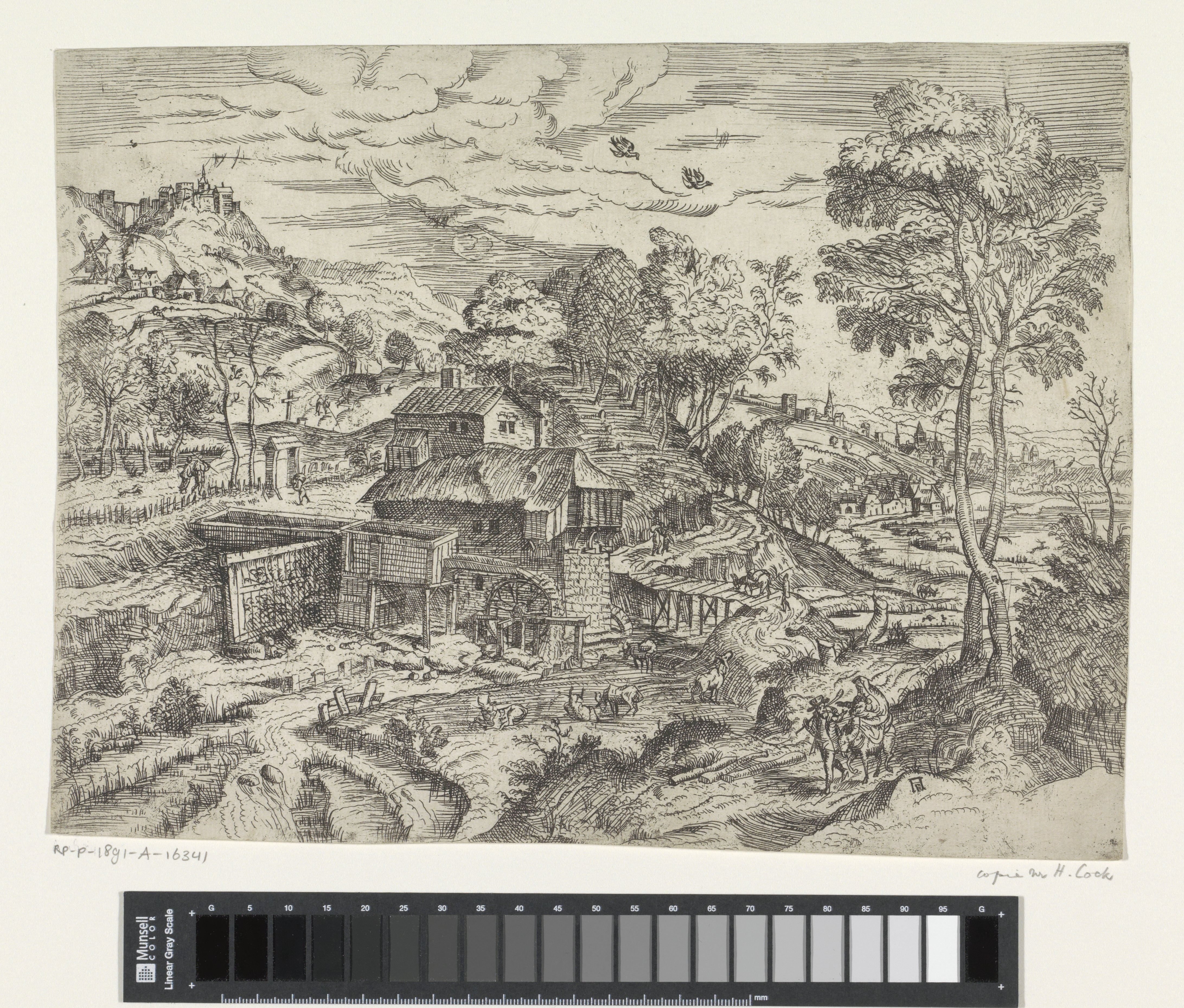 Landschap met vlucht naar Egypte