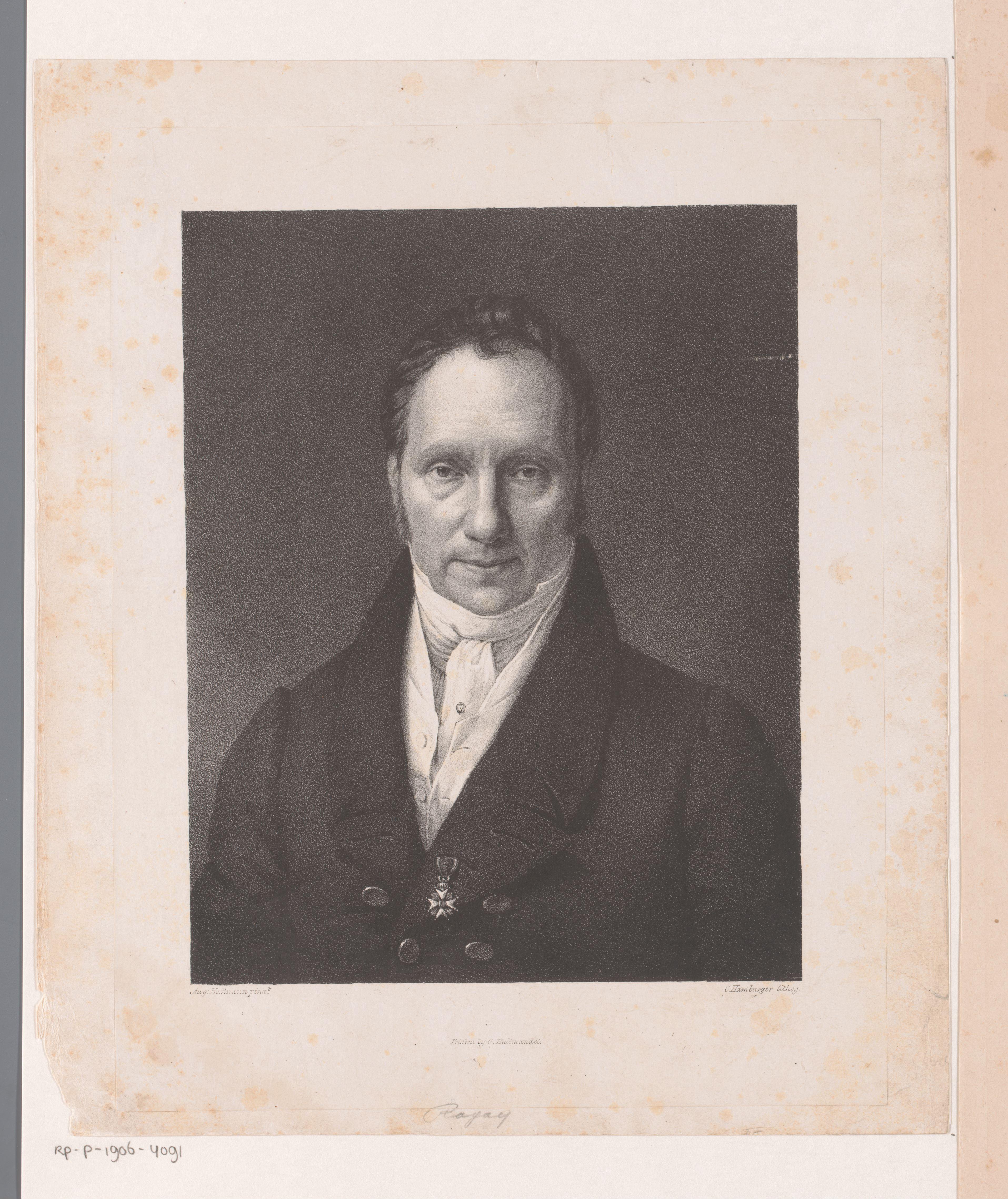 Portret van D. Ragay