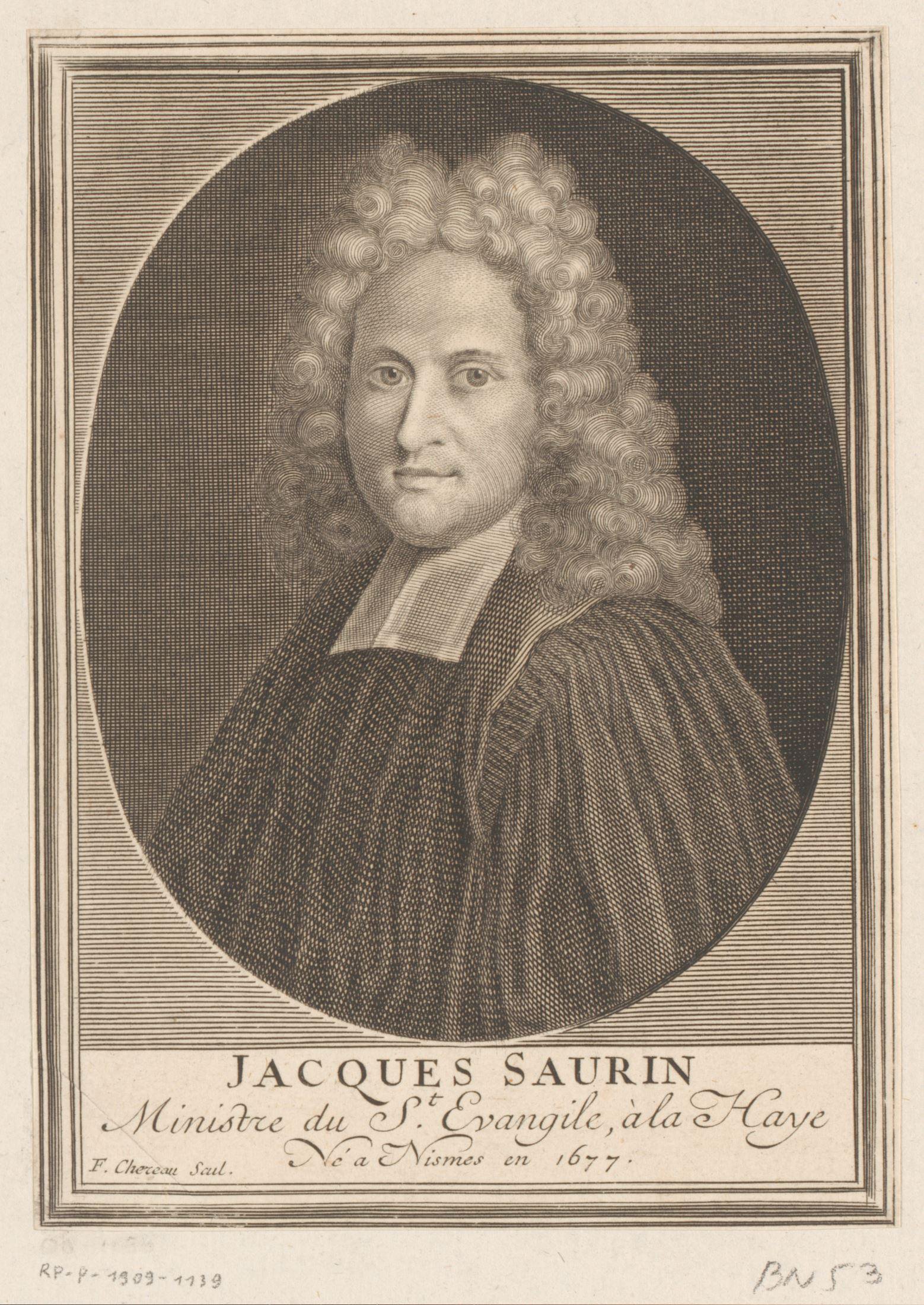 Portret van Jacques Saurin