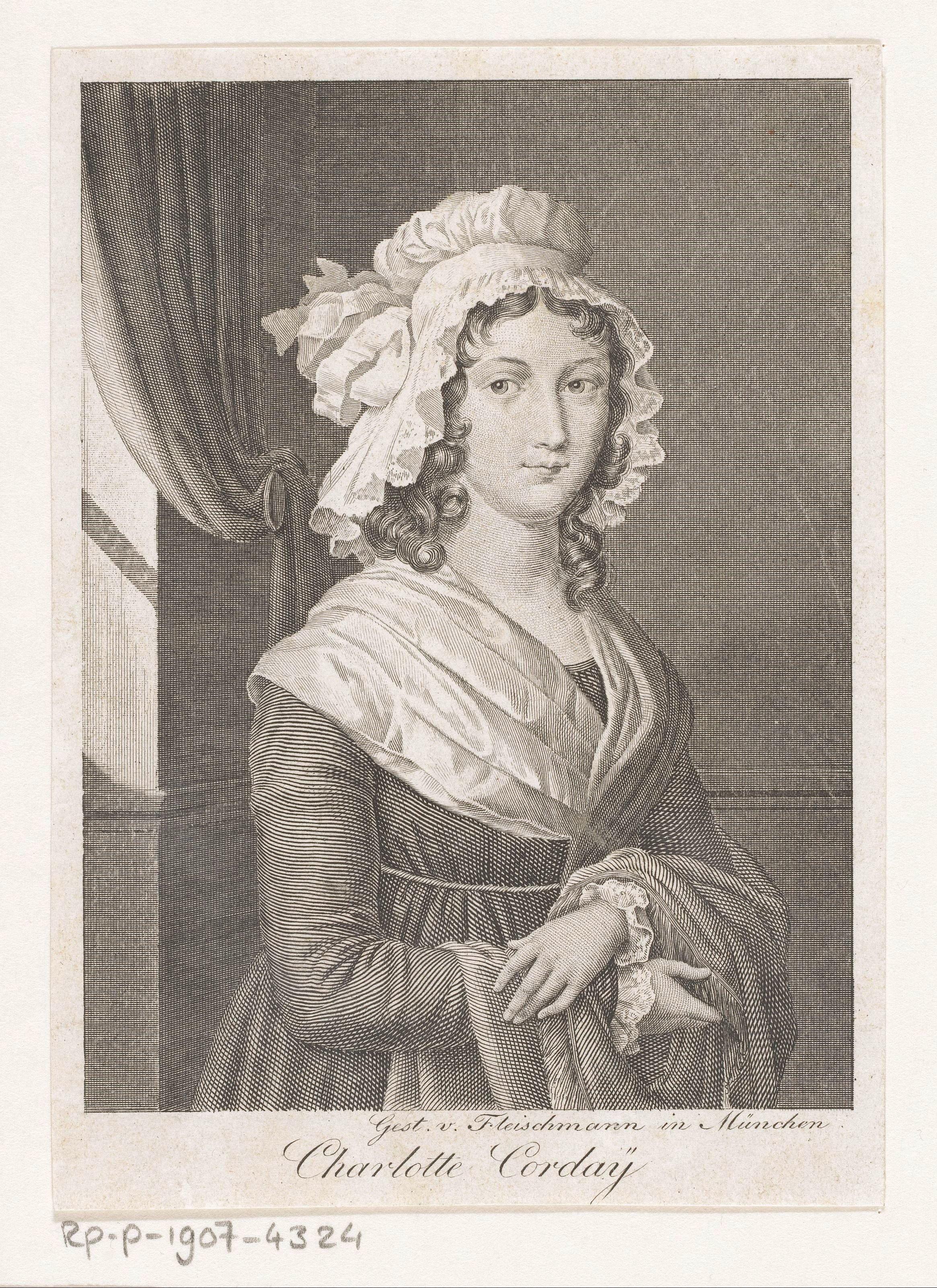 Portret van Charlotte Corday