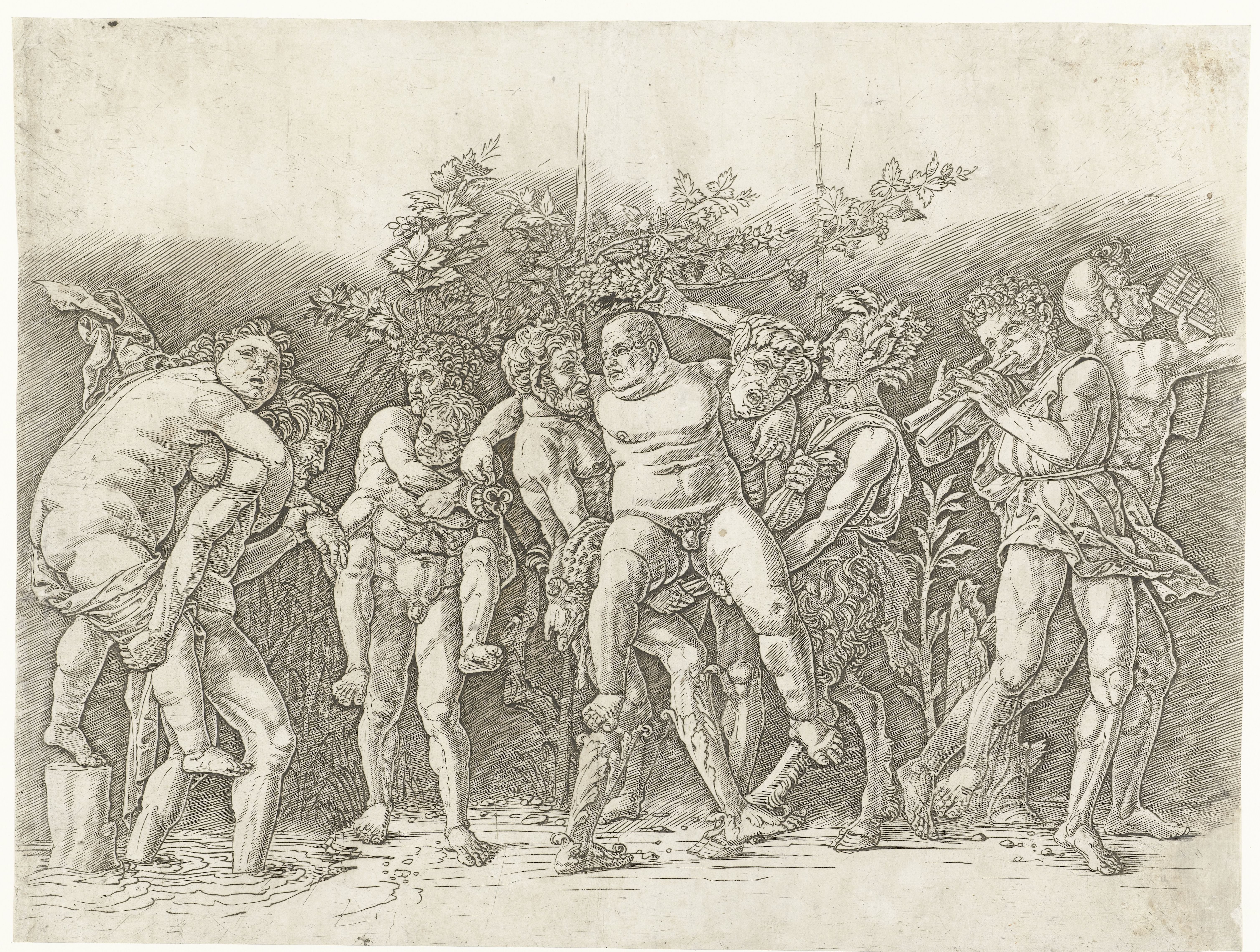 Bacchanaal met Silenus