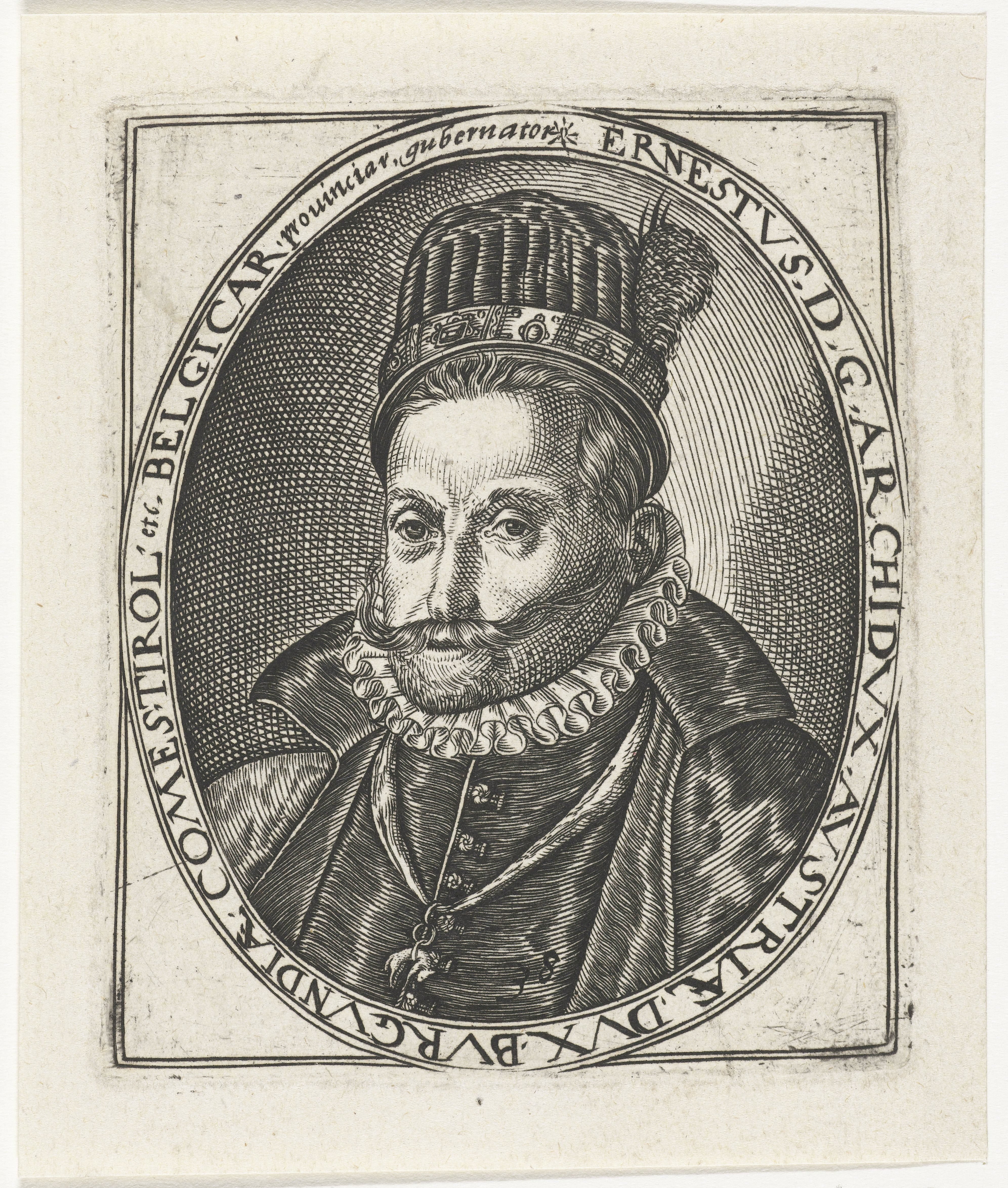 Portret van Ernst van Oostenrijk