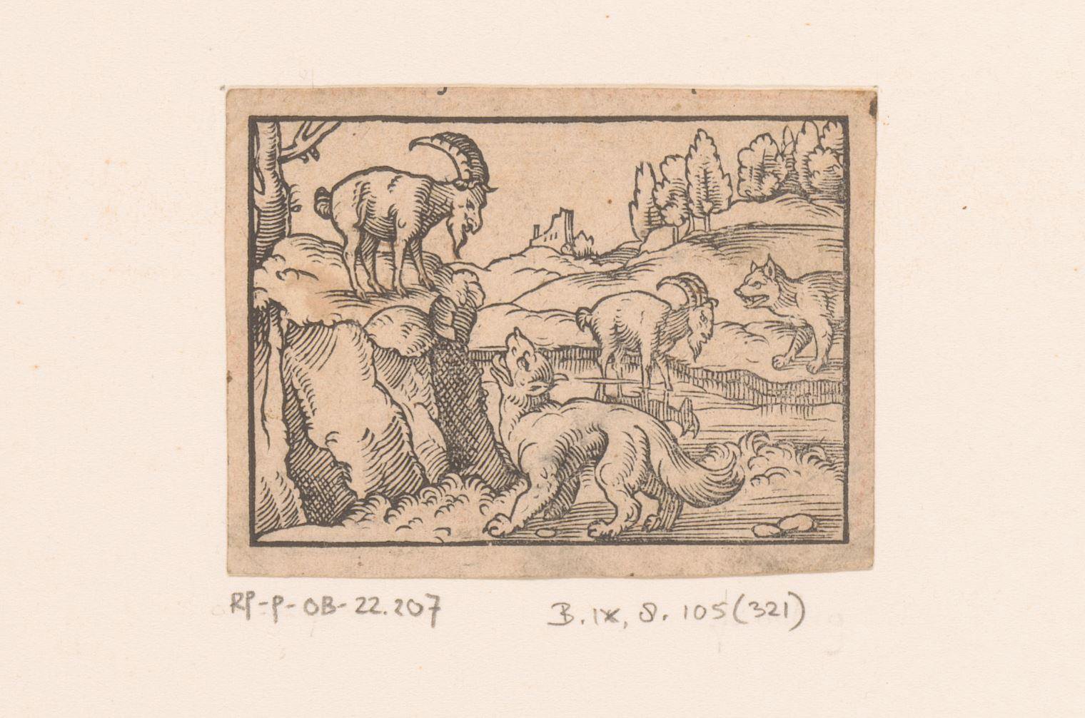 Fabel van de geit en de leeuw