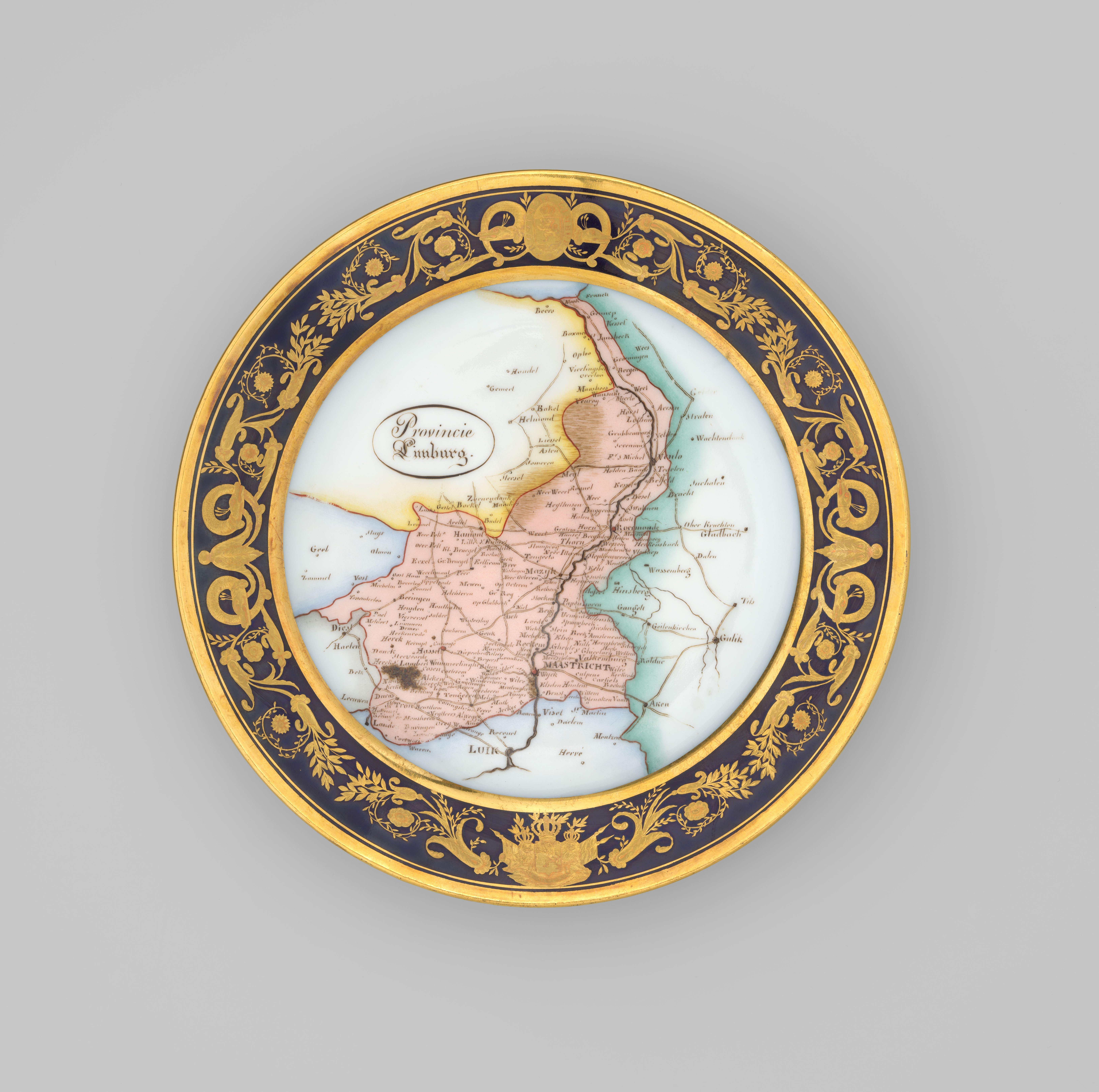 18 borden met het decor van een Nederlandse provincie