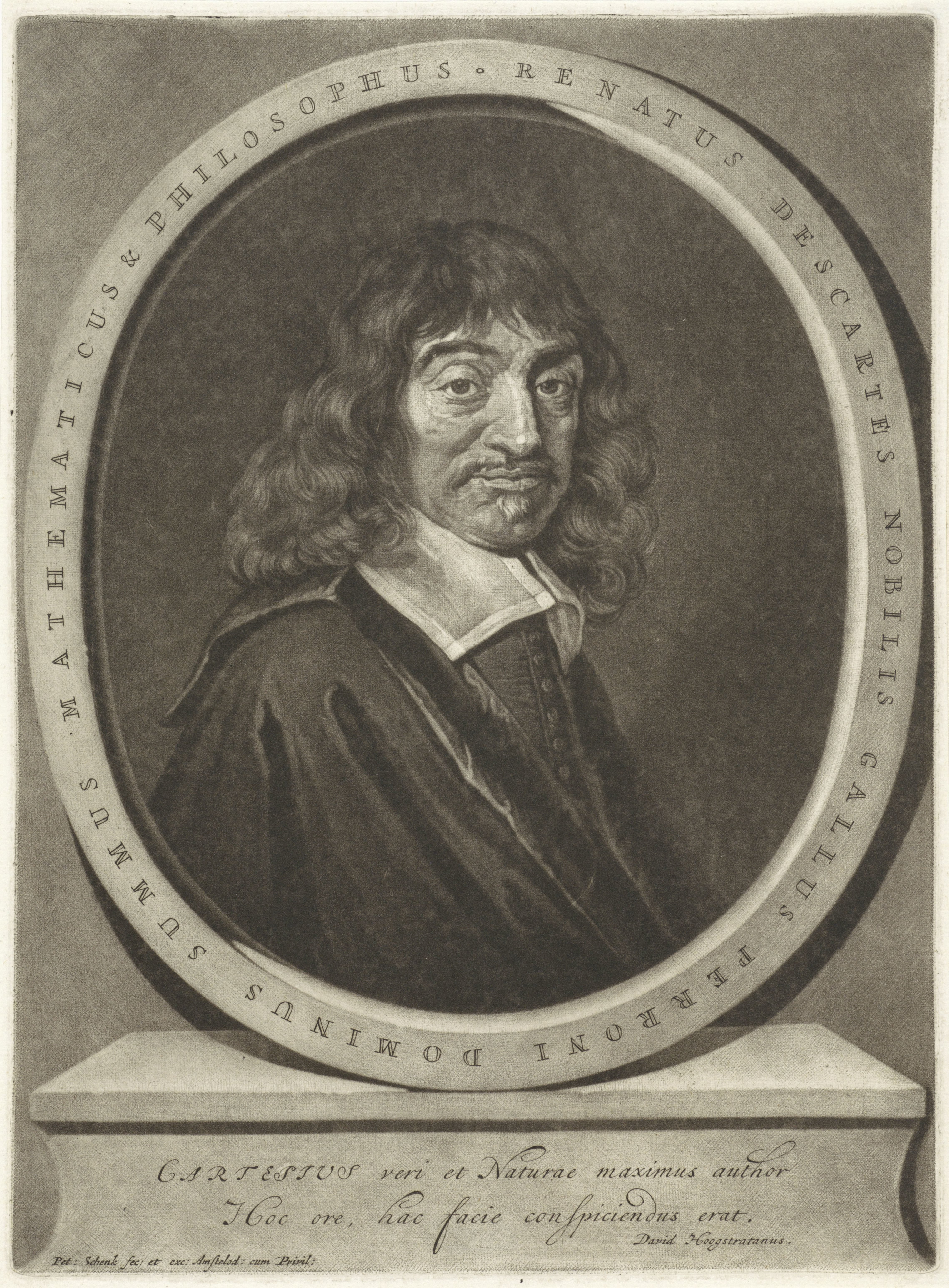 Portret van René Descartes