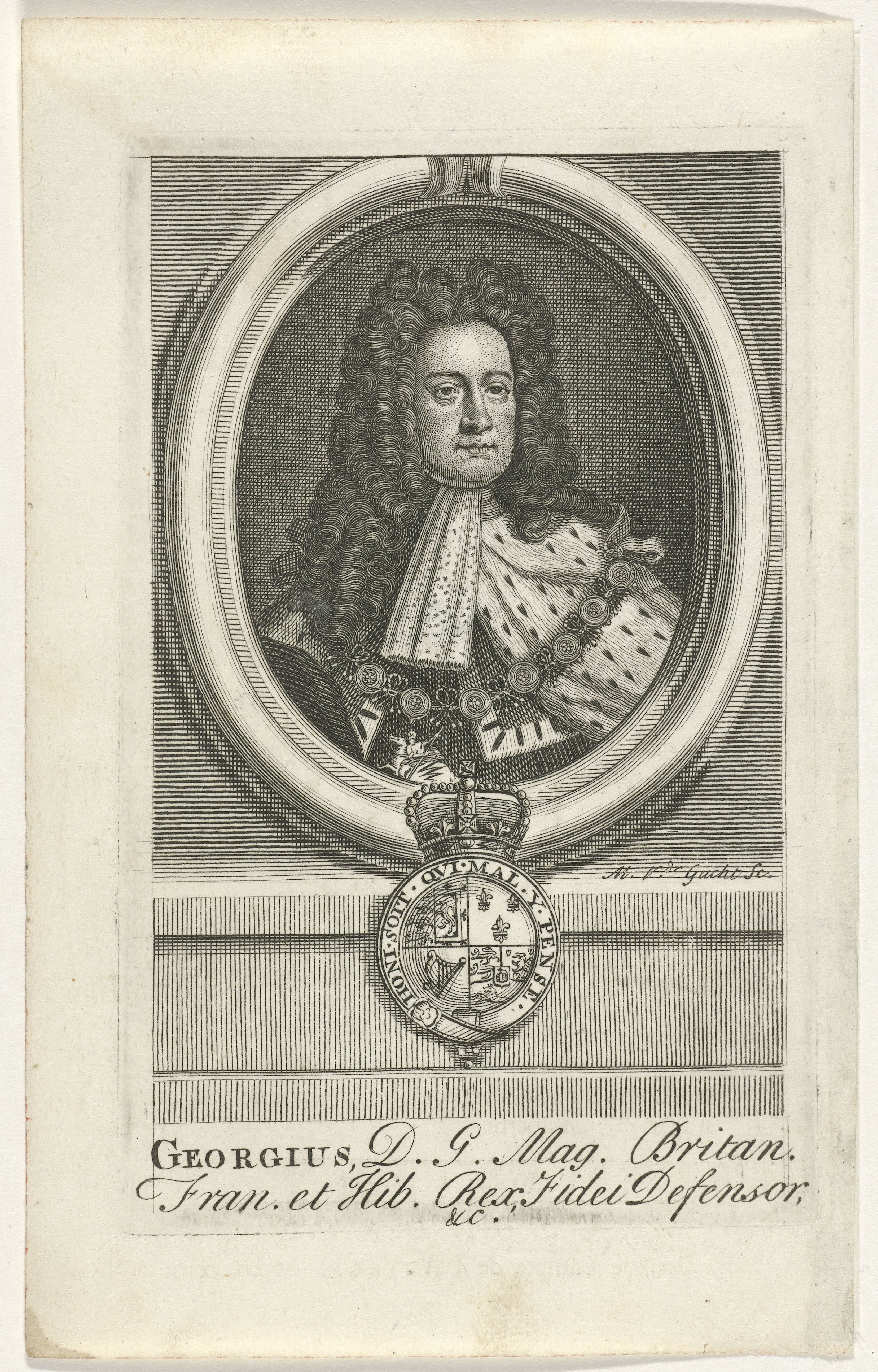 Portret van George I