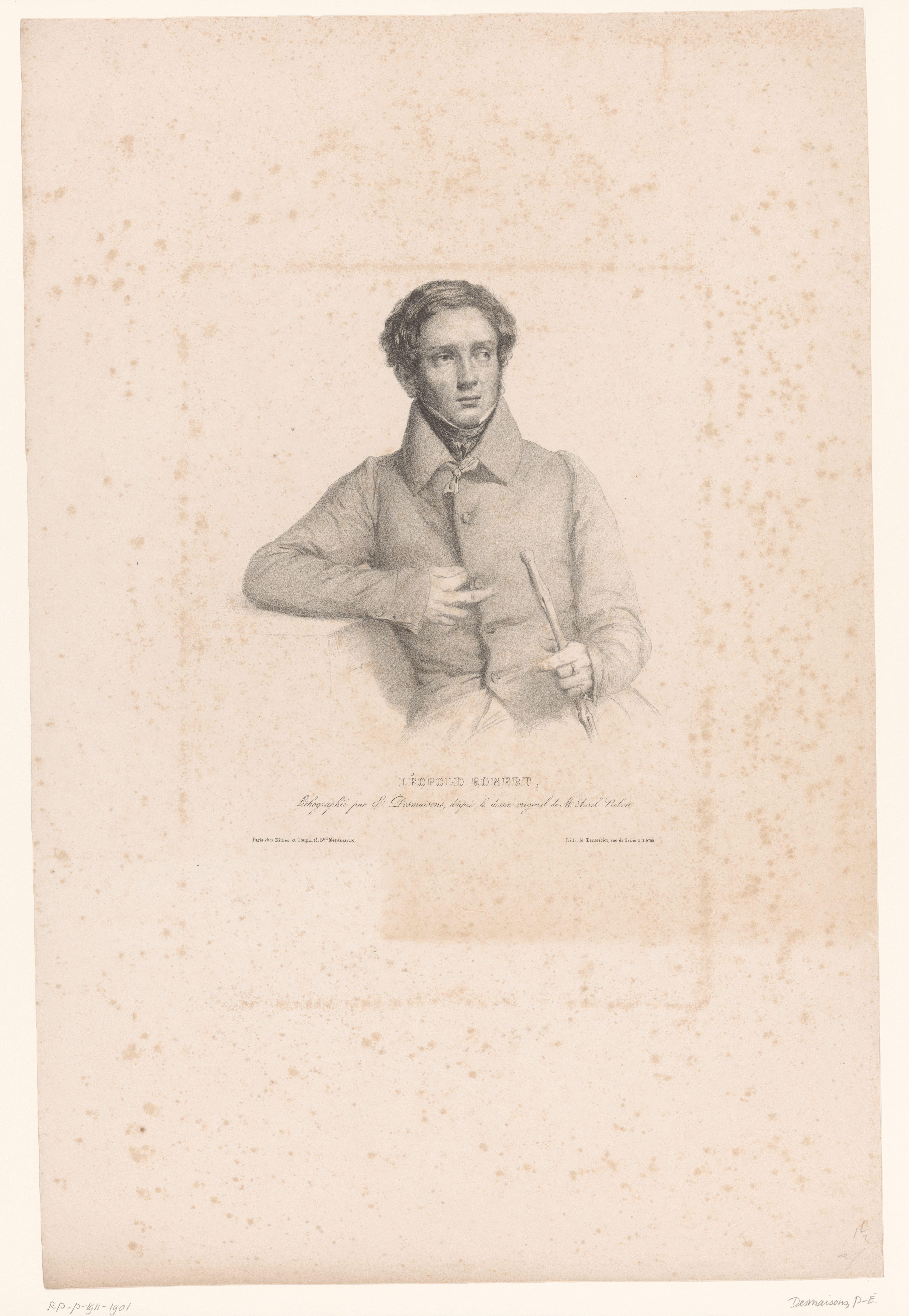 Portret van Louis Léopold Robert