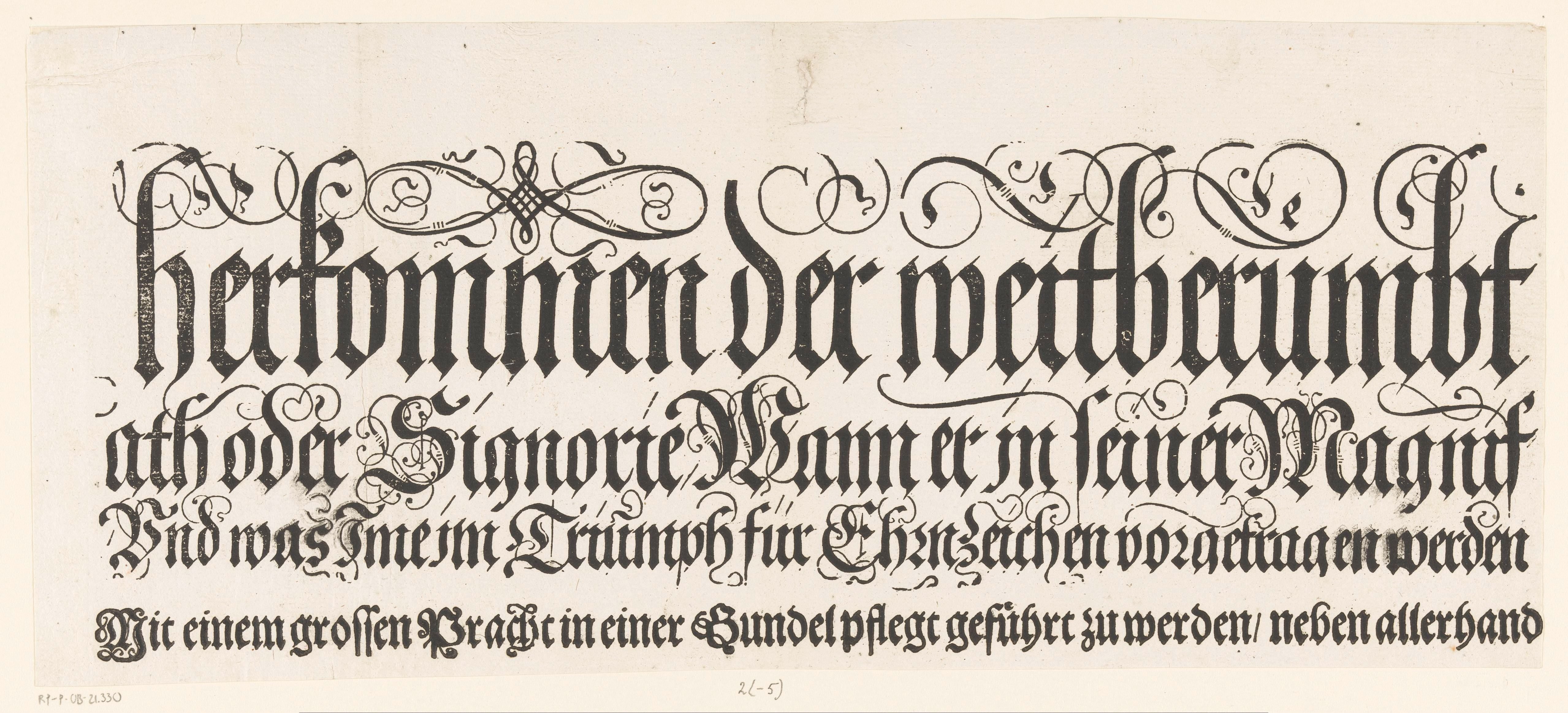 Titel van de Festa della Sensa (tweede gedeelte)