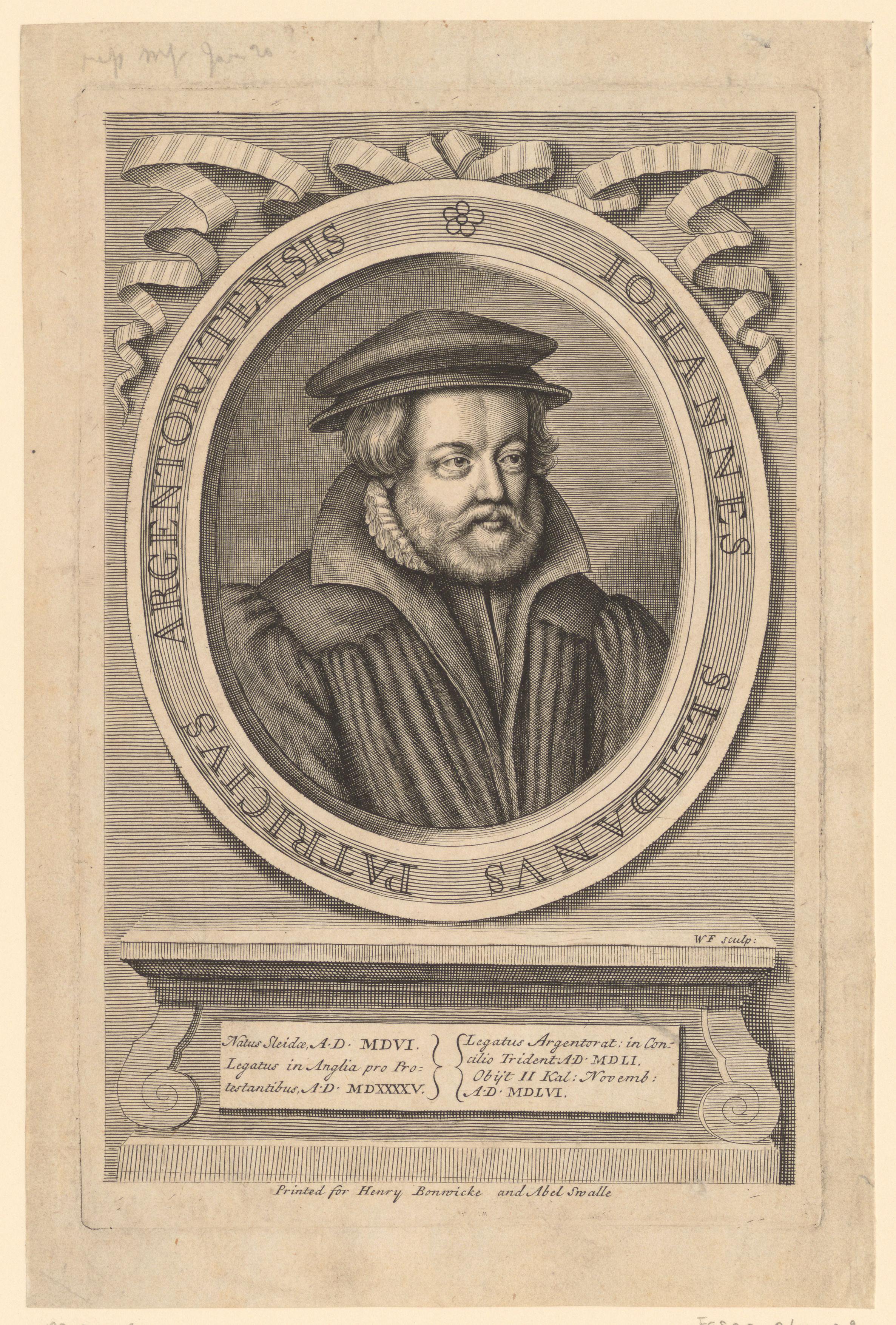 Portret van Johannes Sleidanus