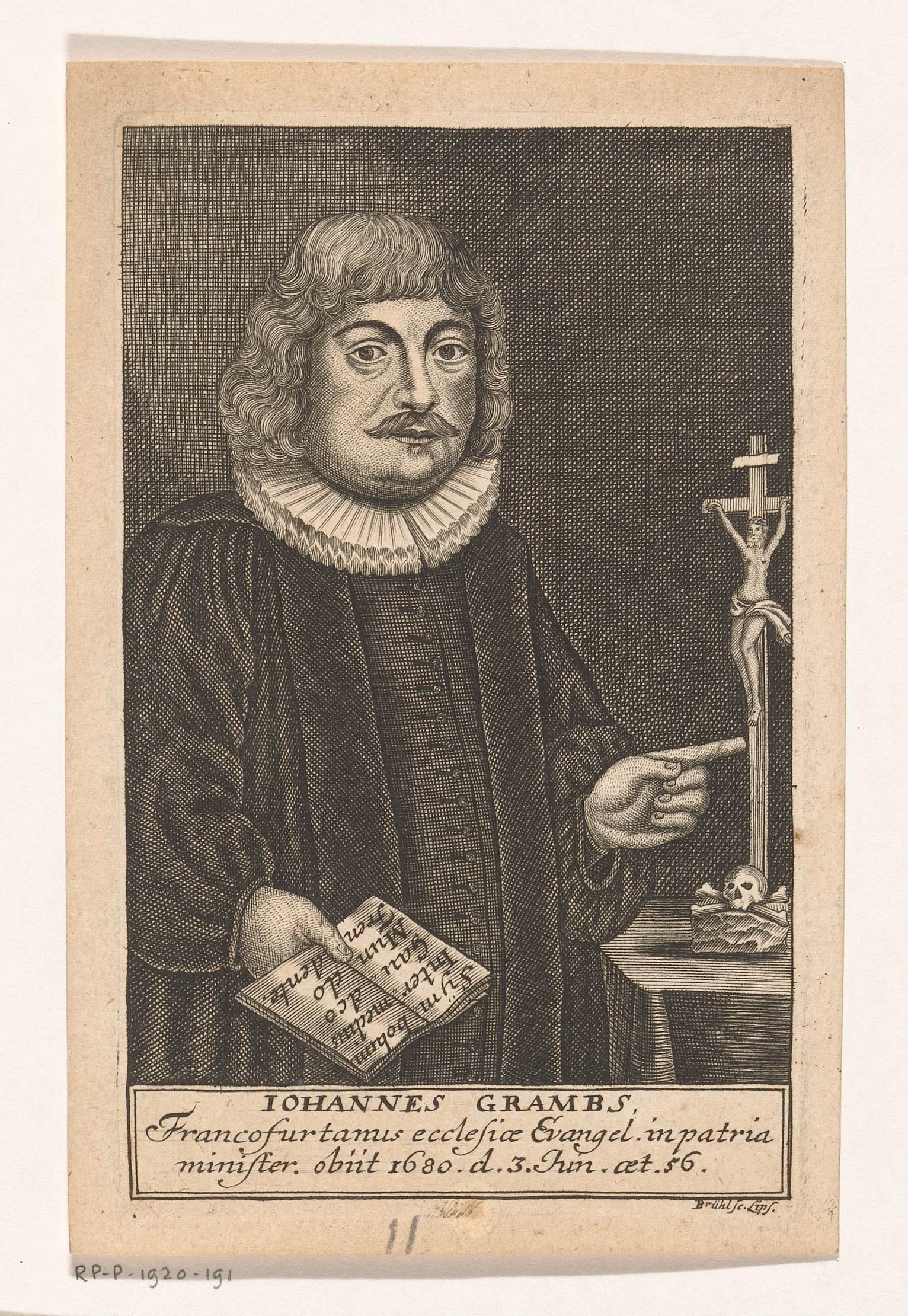 Portret van Johann Grambs