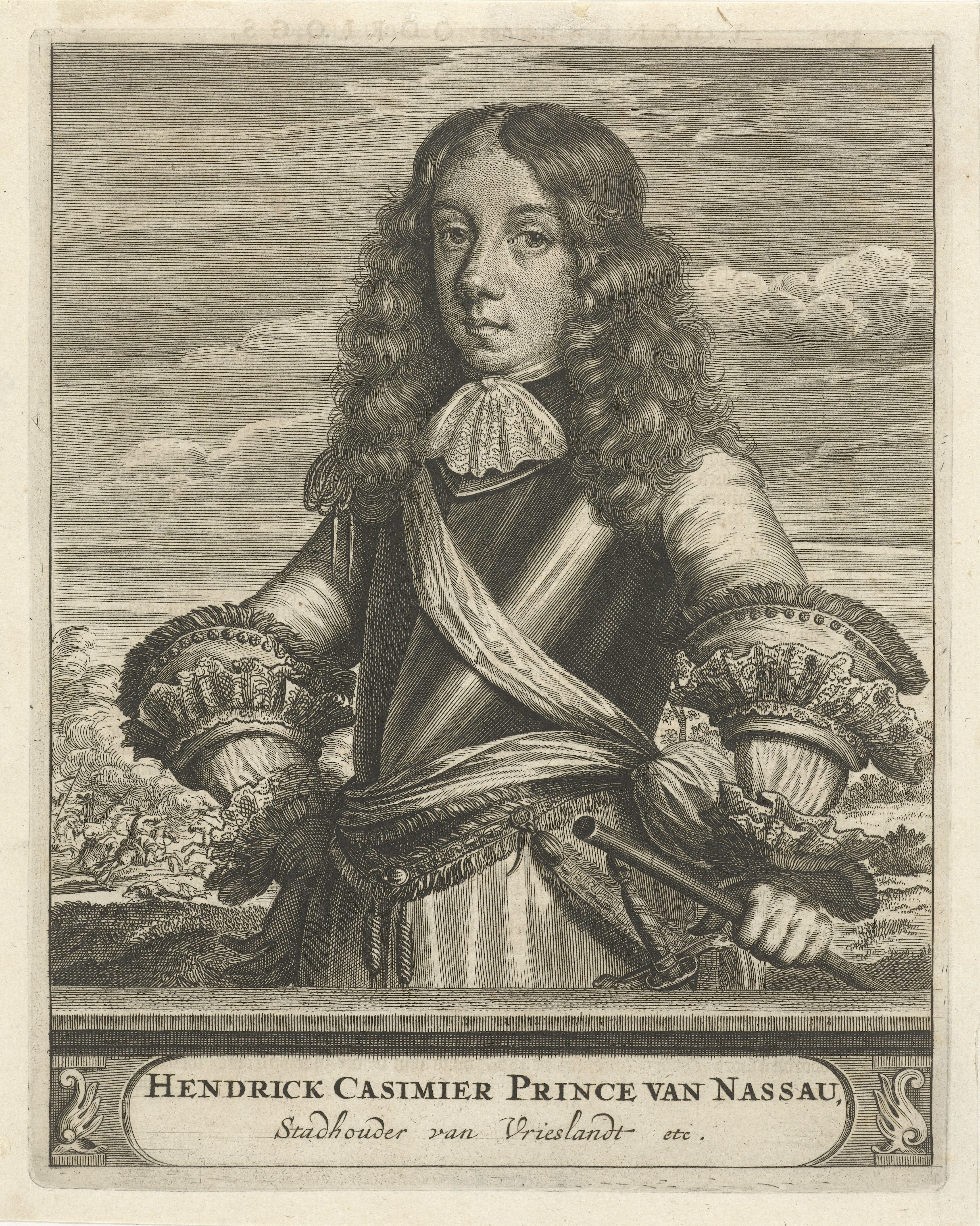Portret van Hendrik Casimir, Prins van Nassau