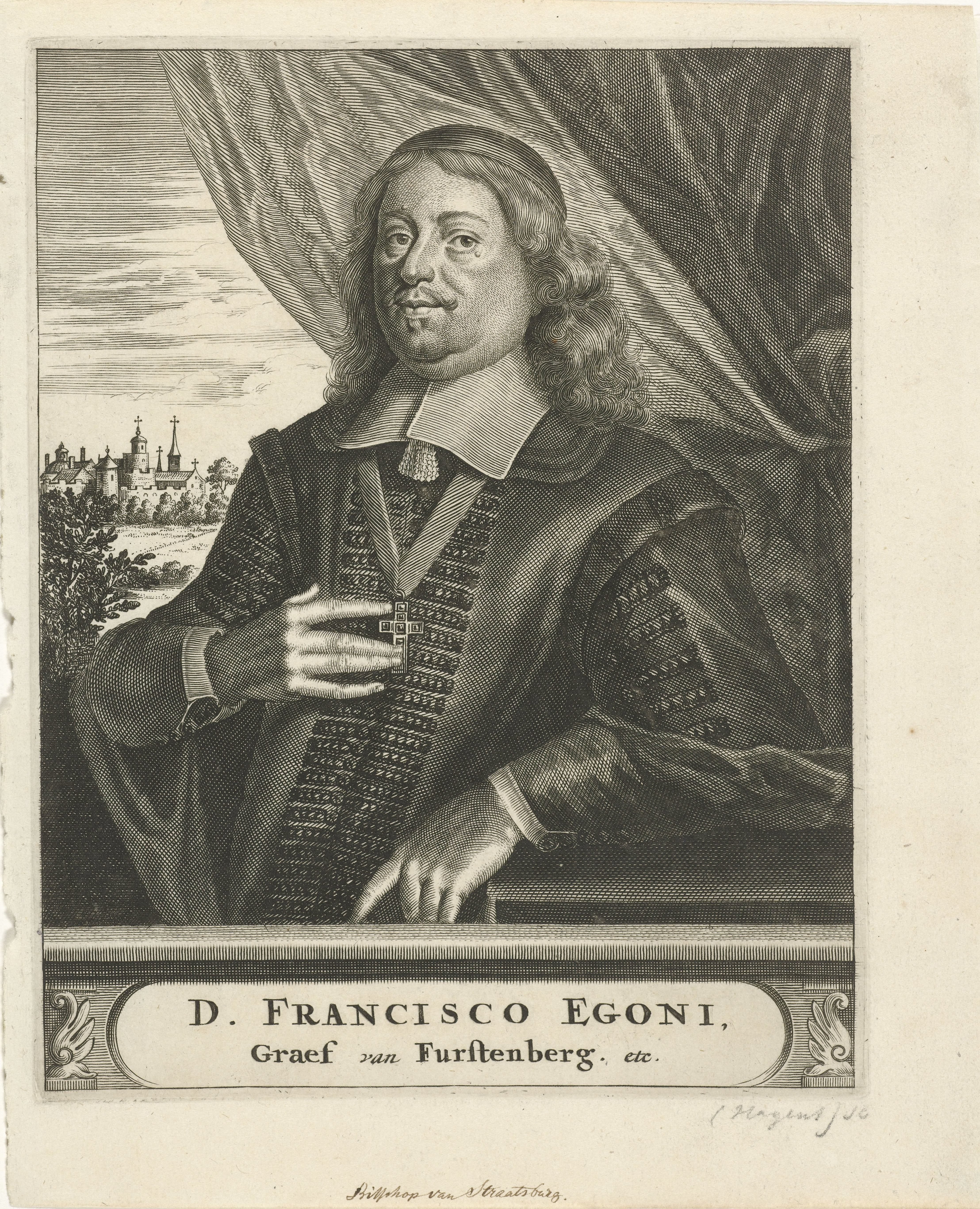 Portret van Frans Egon, graaf van Fürstenberg