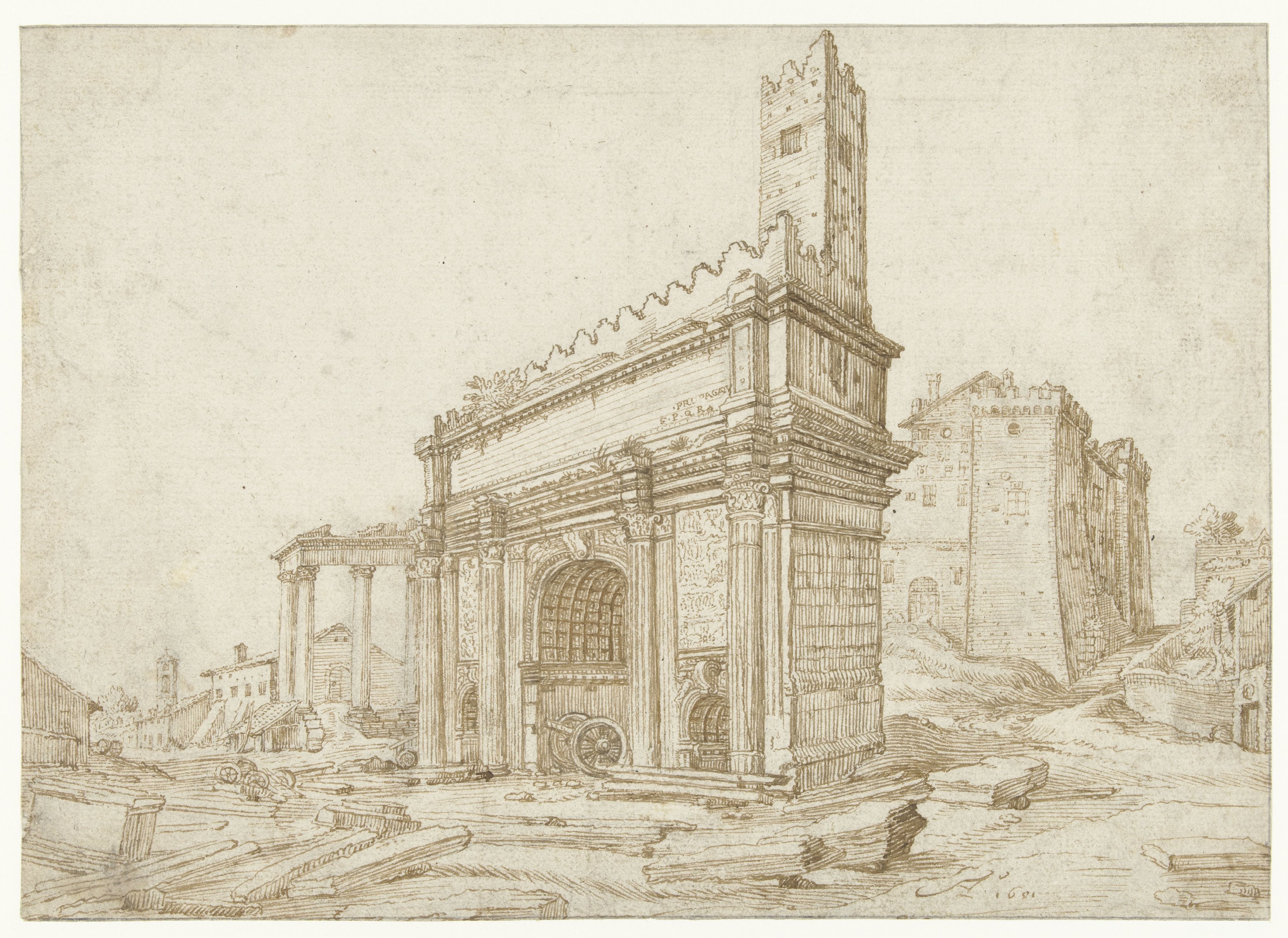 Boog van Septimus Severus te Rome