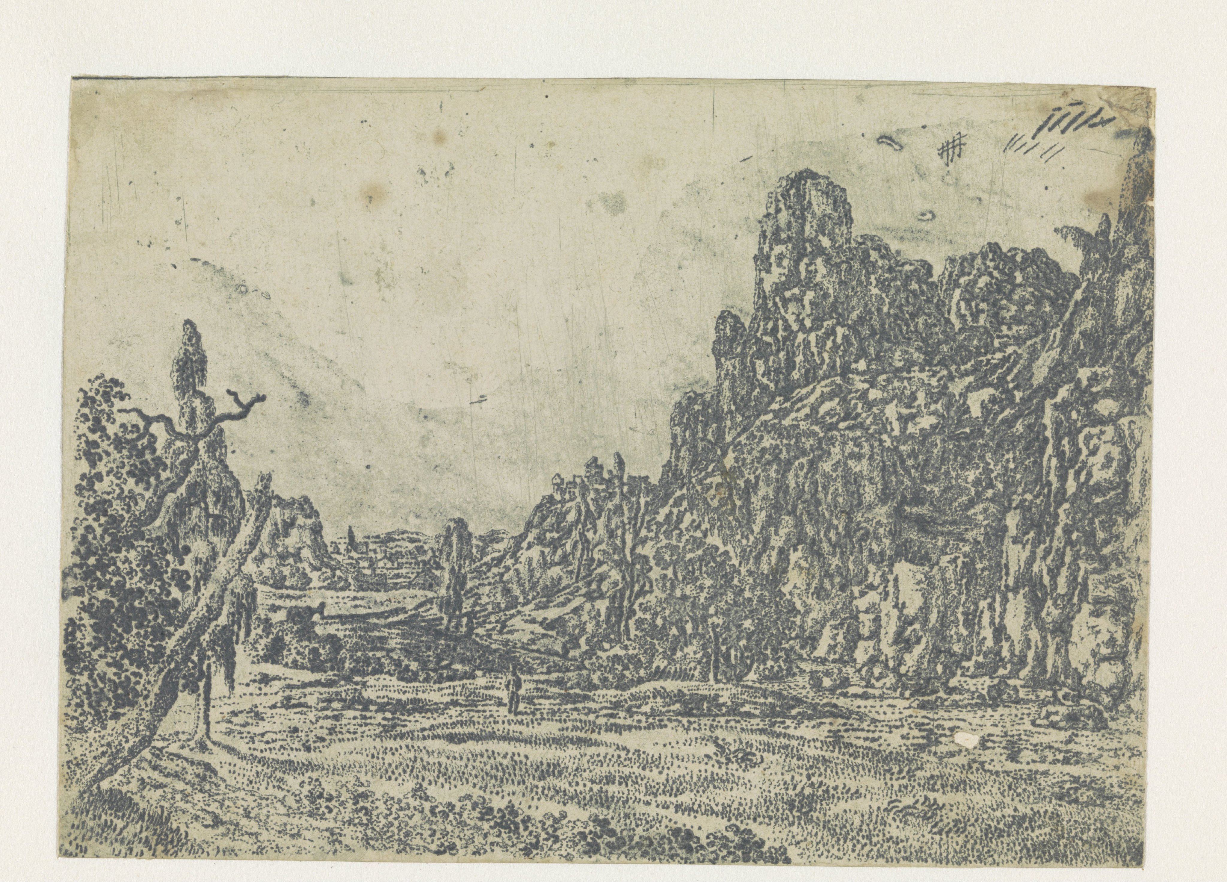 Landscape with a Steep Cliff, Large Version