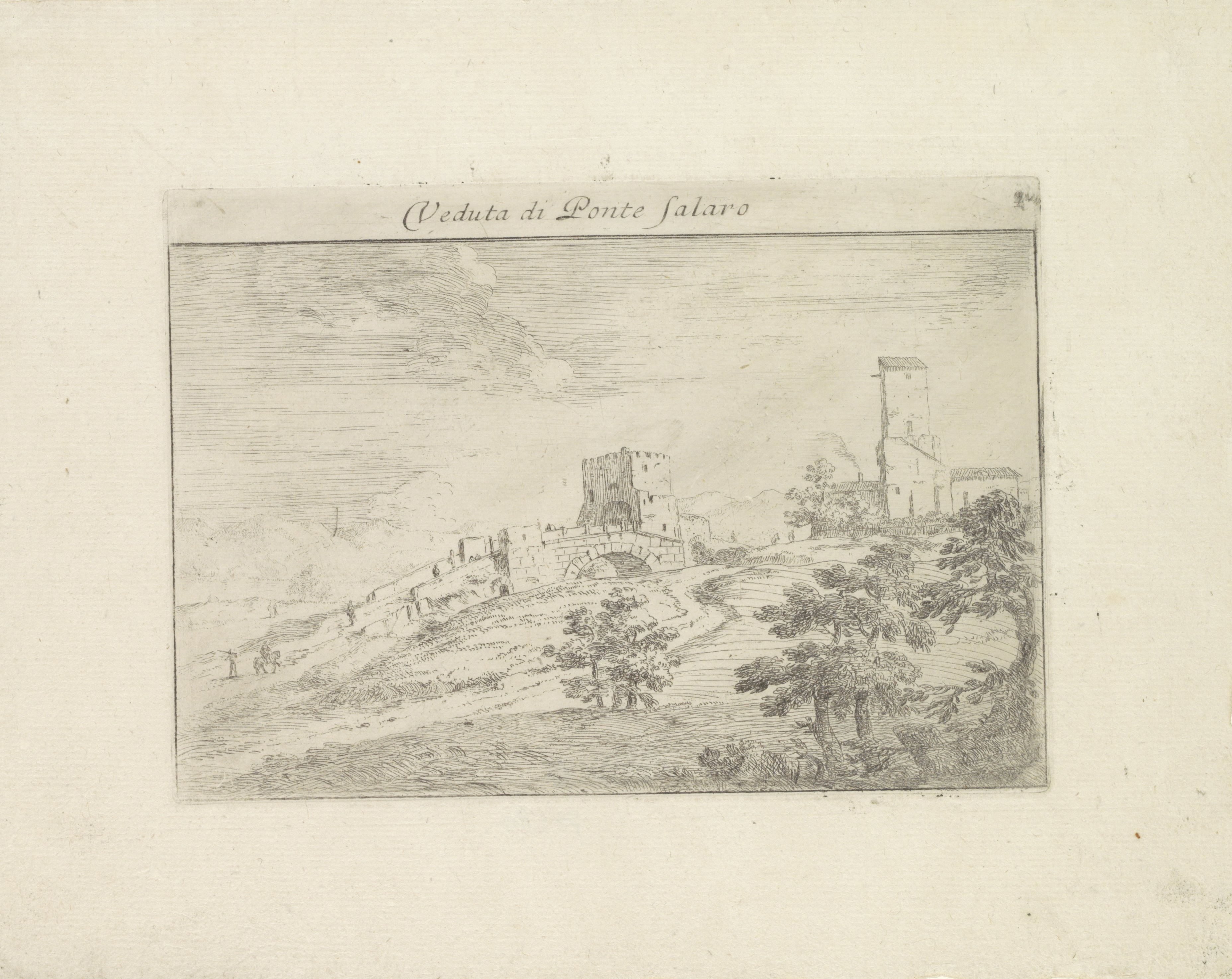 Landschap met de Ponte Salario