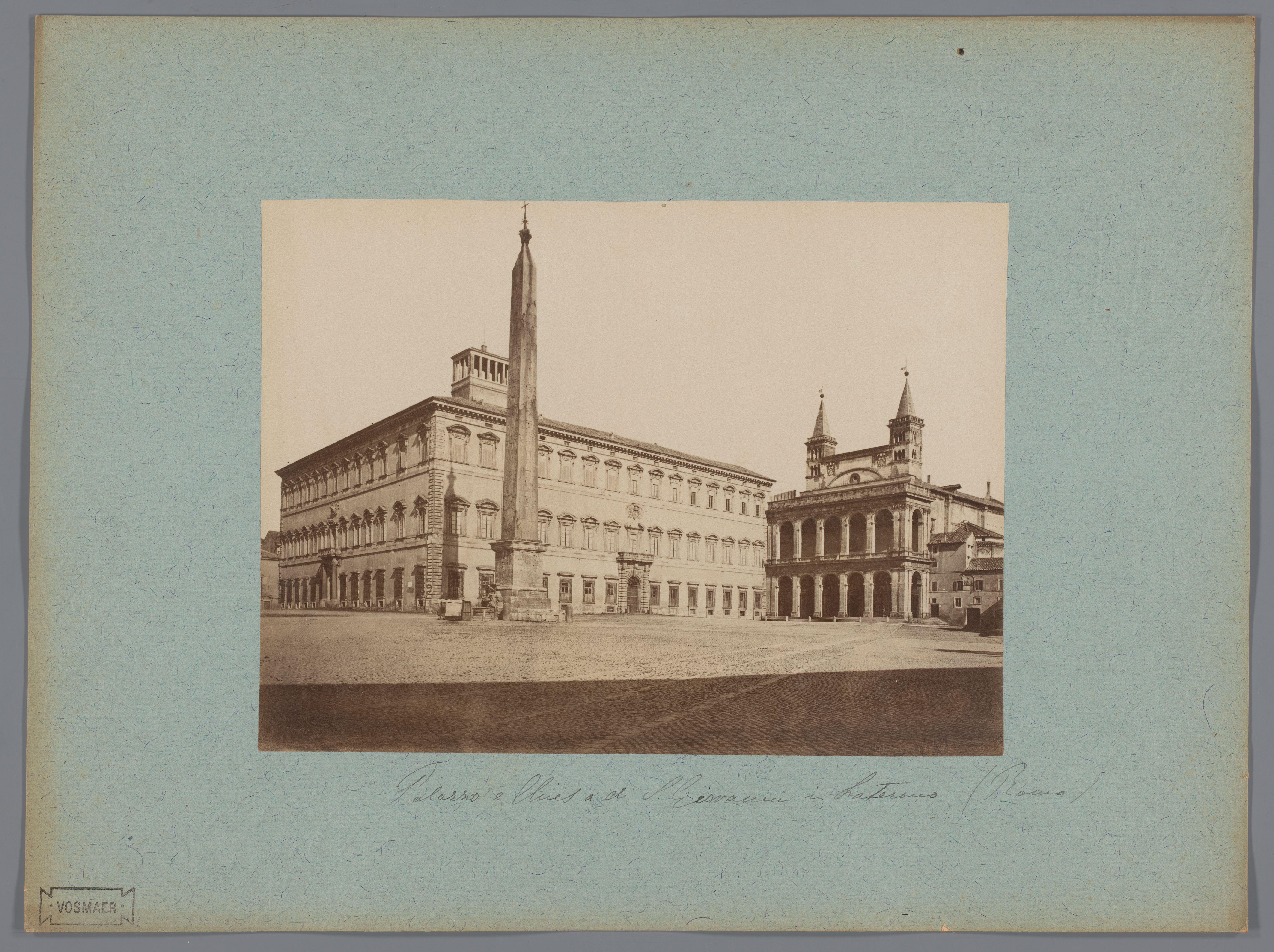 Sint-Jan van Lateranen en het Lateraans Paleis te Rome, Italië